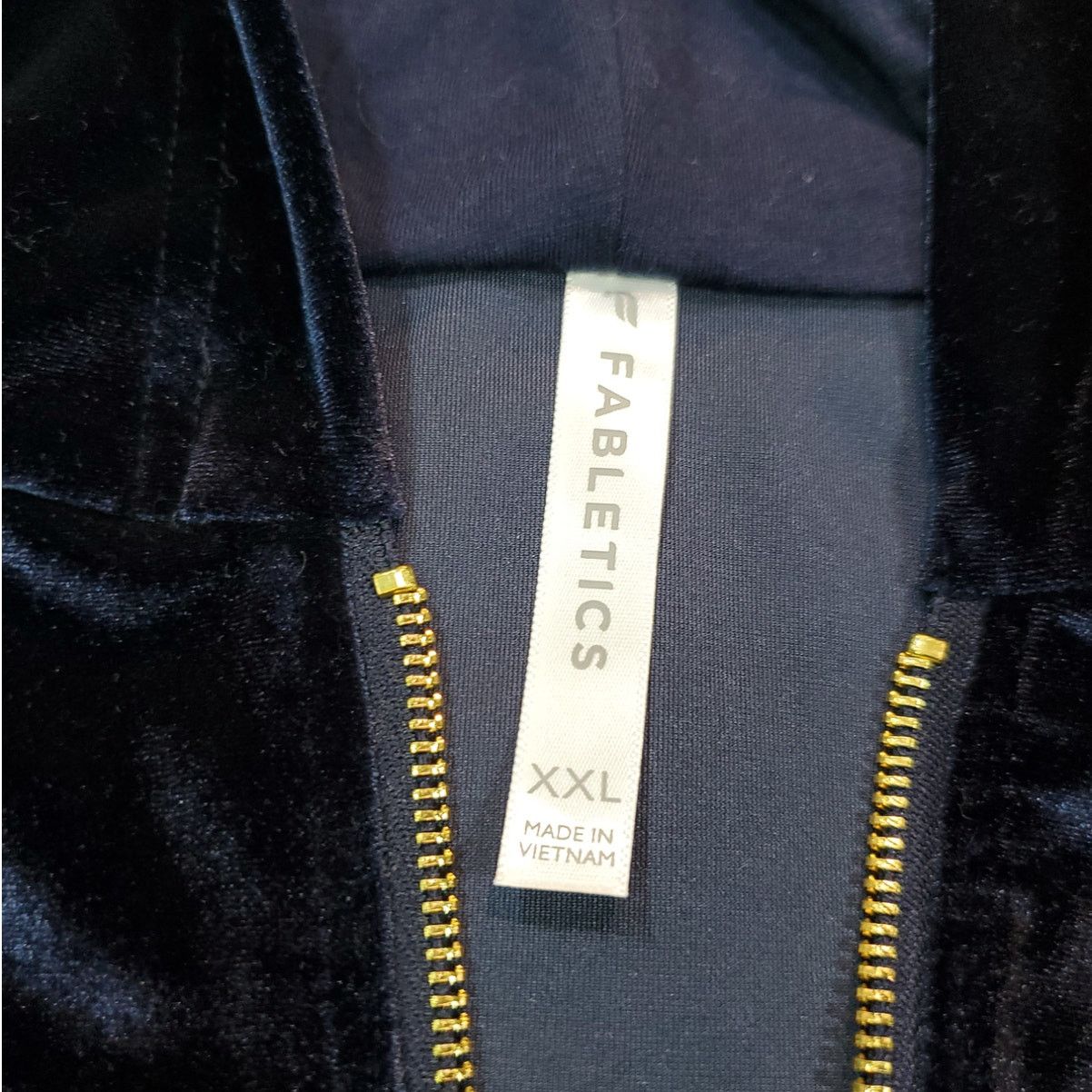 Fabletics Fabletics| Cropped, Midnight Blue, Track Jacket/Hoodie | XXL Size XXL / US 16-18 / IT 52-54 - 2 Thumbnail