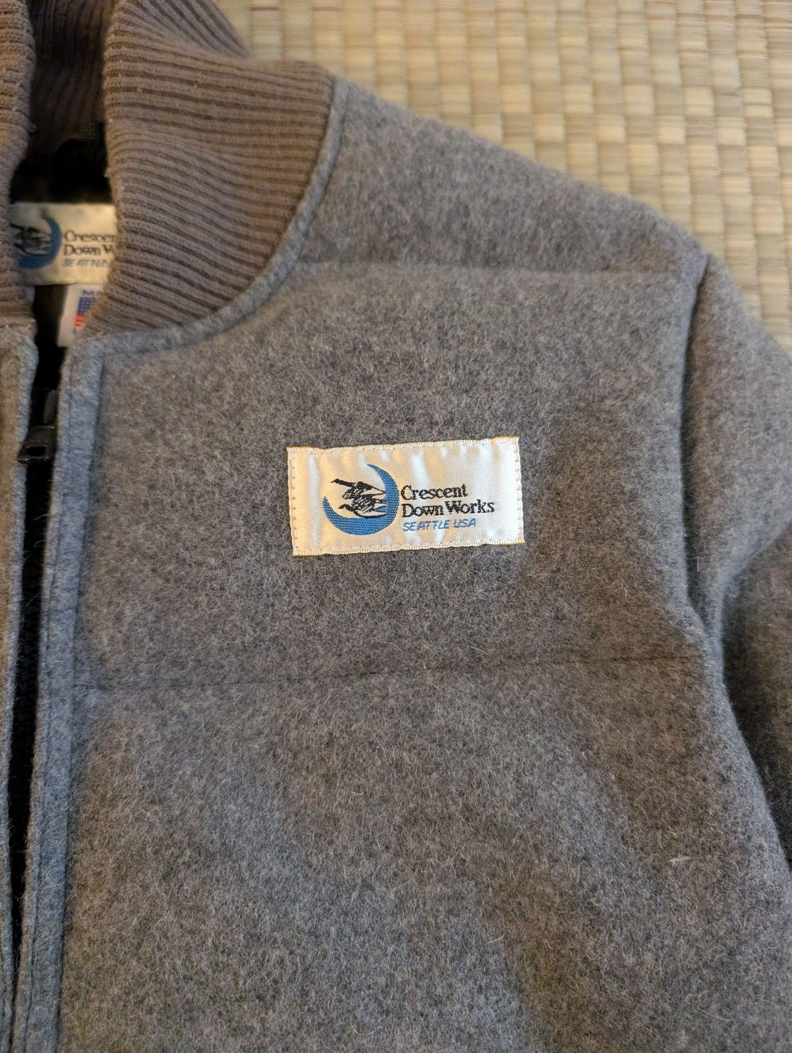Crescent Down Works RARE Crescent Down Works Wool Down Bomber Jacket Made in USA Size US XS / EU 42 / 0 - 5 Thumbnail