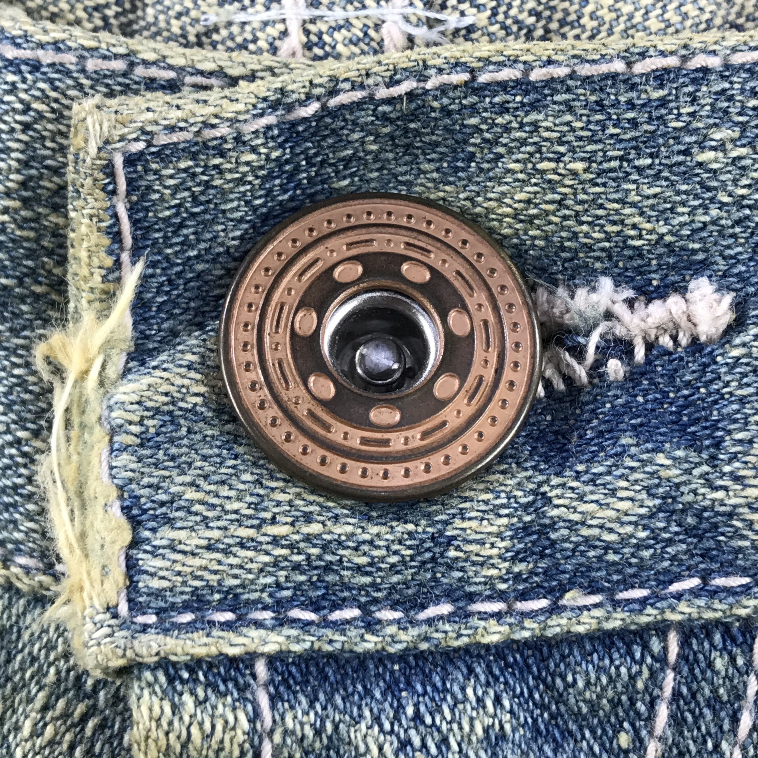 Japanese Brand Japanese Brand Limited Jeans Mud Wash Distressed Denim Size US 32 / EU 48 - 13 Thumbnail
