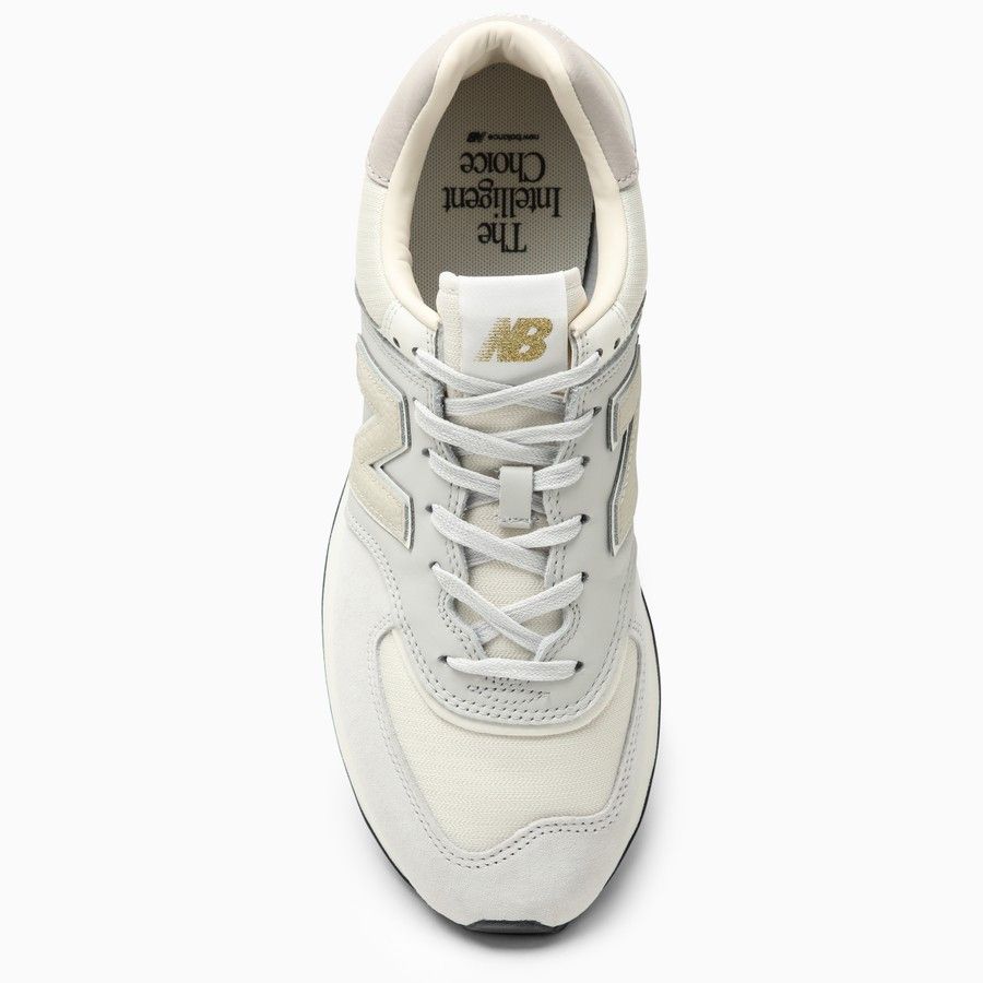 o1d2blof0424 Low-Top Trainers in White & Grey