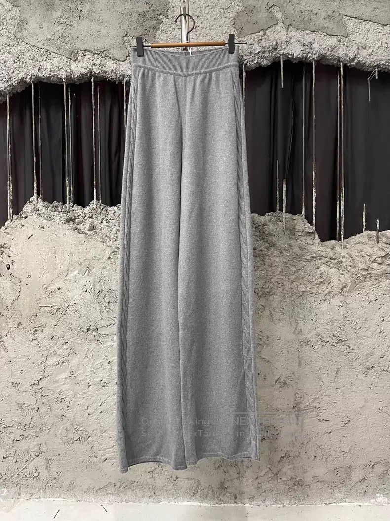 Loro Piana Loro Piana Herringbone Cashmere Pants Size 25" / US 0 / IT 36 - 1 Thumbnail