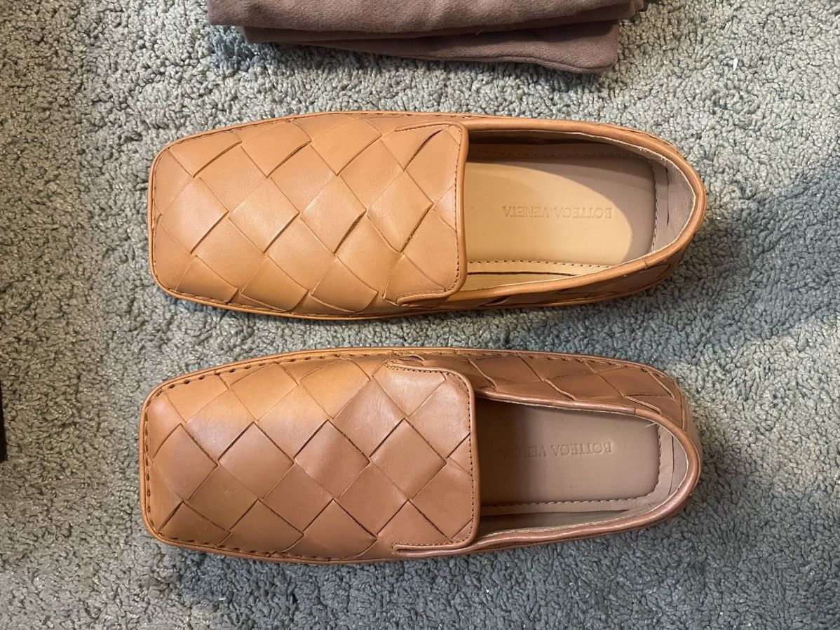 Bottega Veneta Bottega veneta driving loafer douglas brown caramel color Size US 7 / EU 40 - 3 Thumbnail