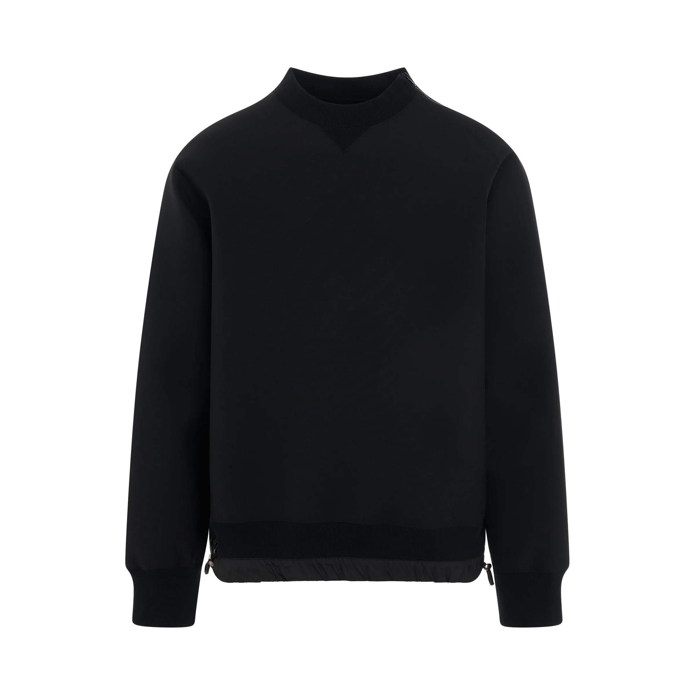 Sacai o1mris0824 Bonding Pullover in Black Size US M / EU 48-50 / 2 - 1 Thumbnail