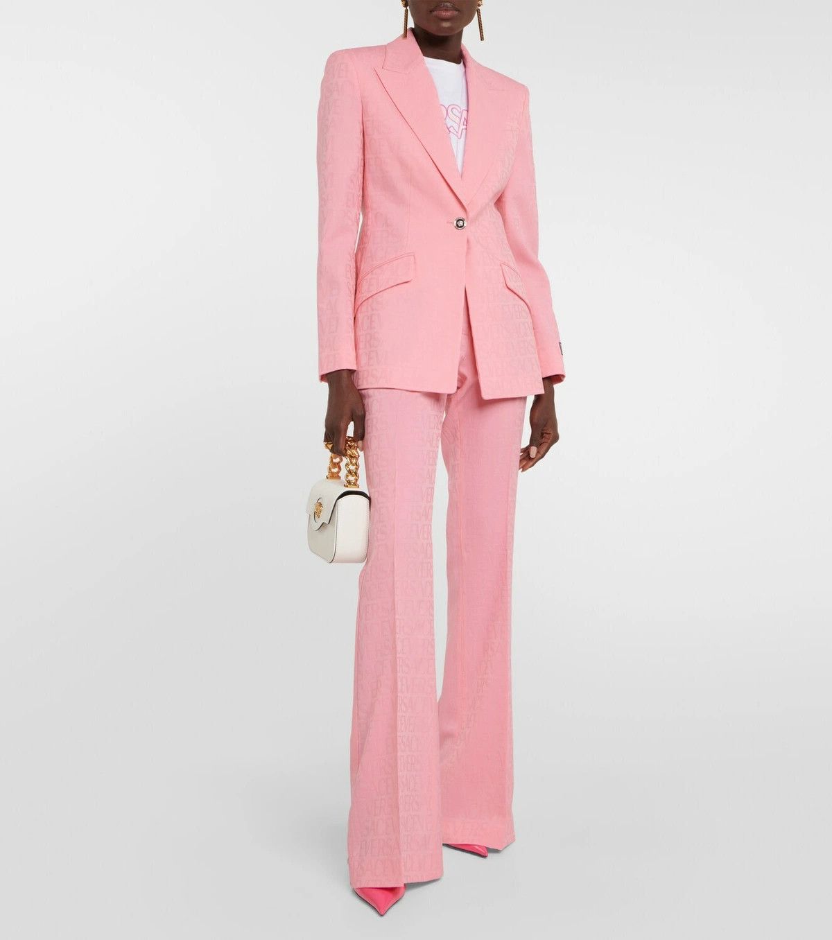 Versace o1y0226 Blazer in Pink Size S / US 4 / IT 40 - 5 Thumbnail