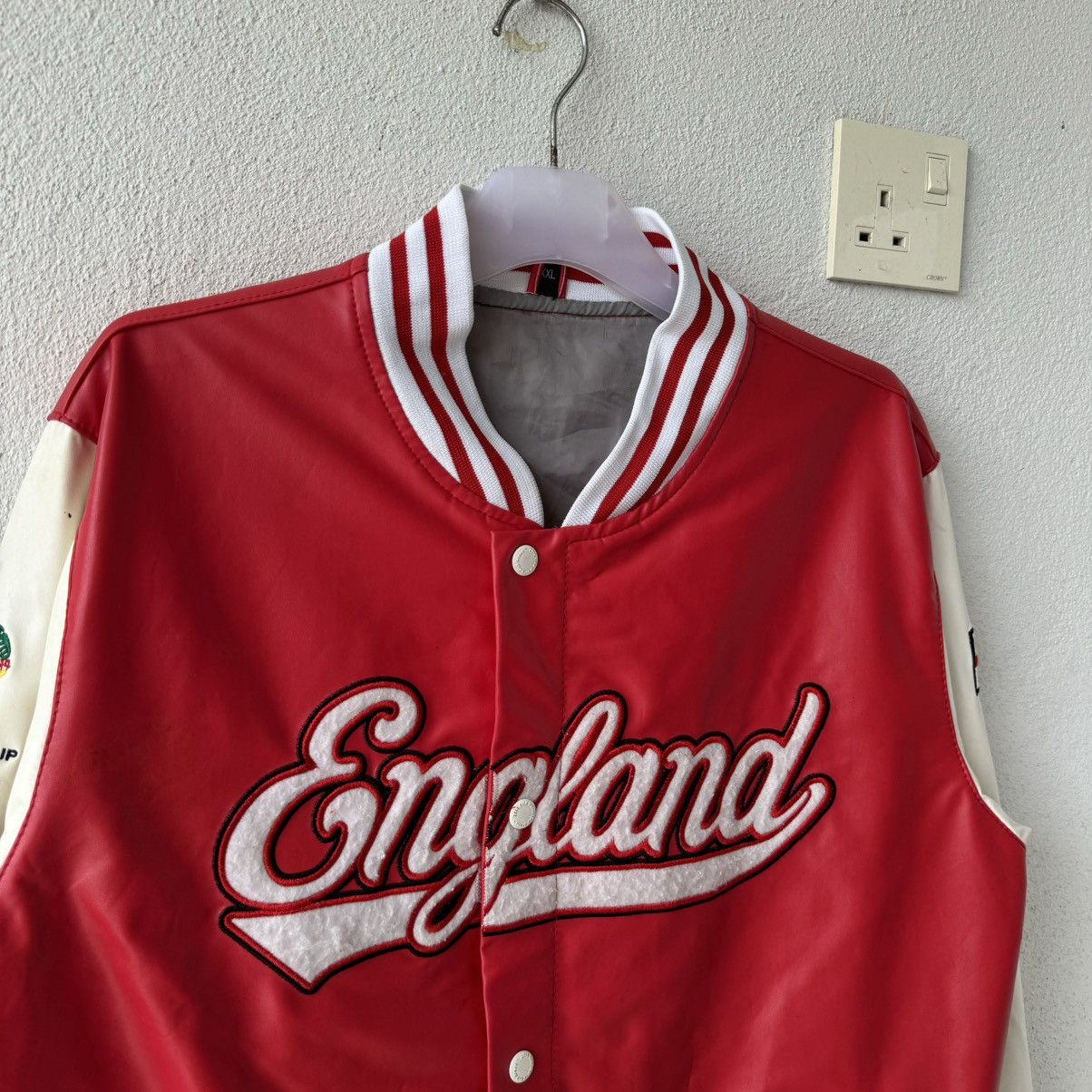ENGLAND team FIFA WORLD CUP BRASIL 2014 varsity jacket