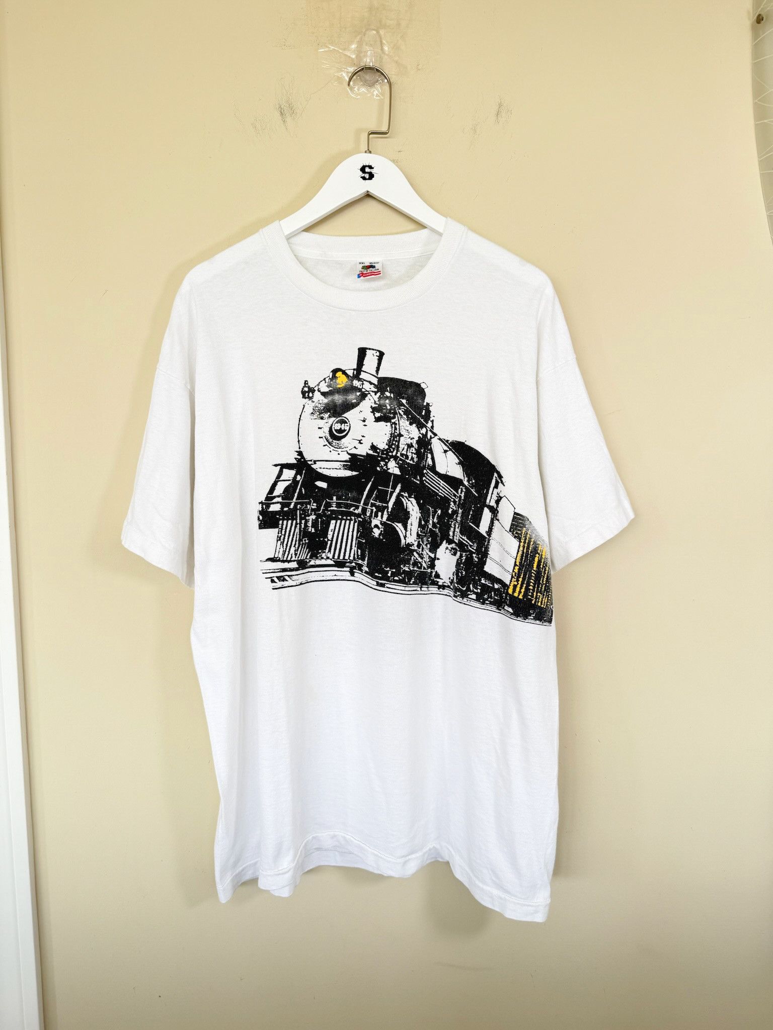 Vintage 90s TRAIN AOP Size US XL / EU 56 / 4 - 1 Thumbnail