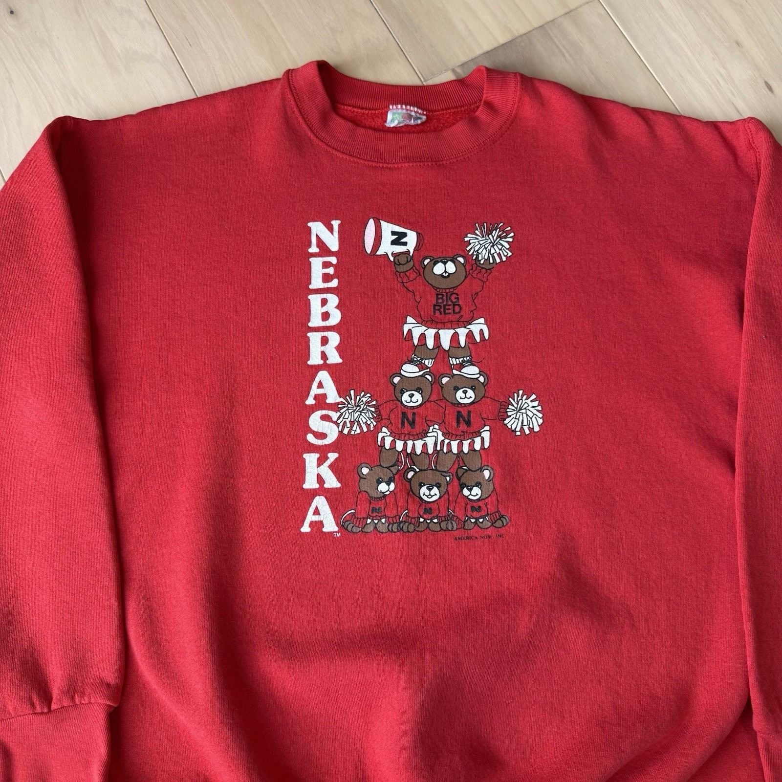 Vintage Vintage Nebraska Cornhuskers Sweatshirt M Red 90s Big Red Size US M / EU 48-50 / 2 - 3 Thumbnail