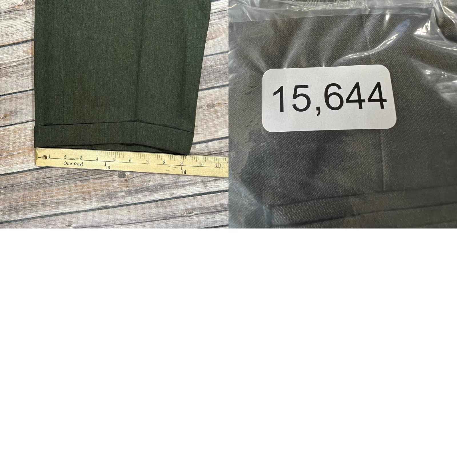Brioni VINTAGE Brioni Double Breasted Wool Suit Set Coat Blazer Pants 50R Mens 36x30 Green Size 50R - 11 Thumbnail