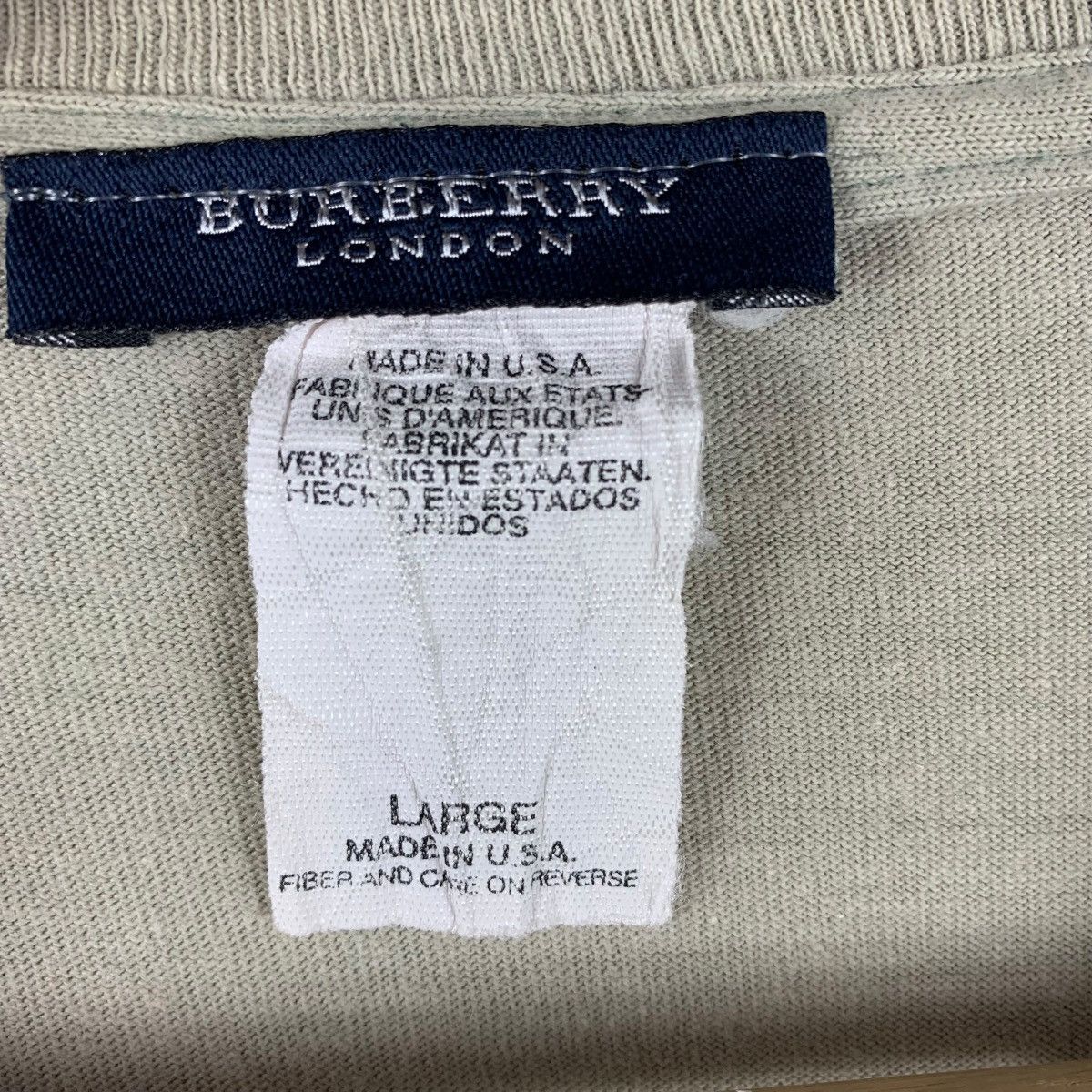 Burberry × Designer BURBERRY London centre logo tee Size US L / EU 52-54 / 3 - 9 Thumbnail