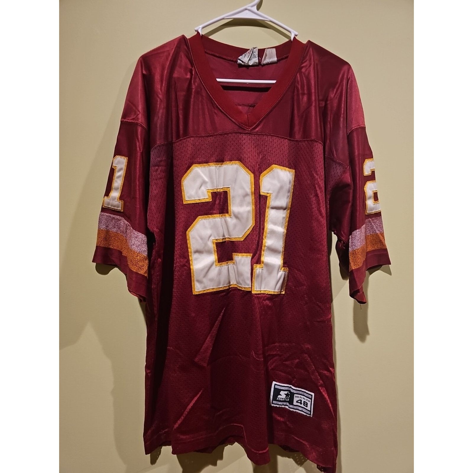 Starter 90s Starter Washington #21 Terry Allen Jersey Mens Sz 48 XL Size US XL / EU 56 / 4 - 1 Thumbnail