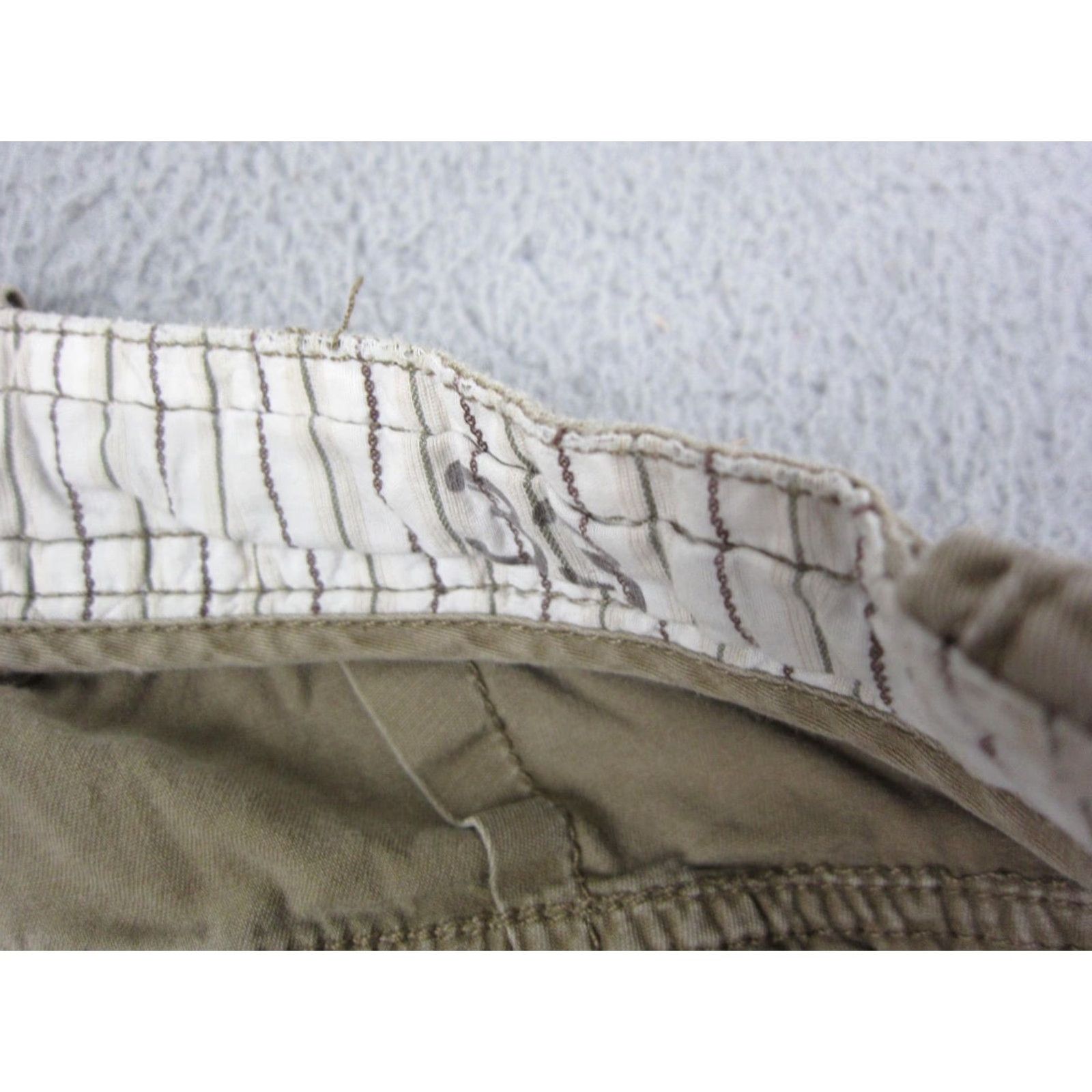 Vintage Buckle Buckle Shorts Mens 33 Brown Khaki Acapulco Cargo 25" Outdoor Hiking Canvas 5-Pocket Pockets Cargo Size US 33 - 6 Thumbnail
