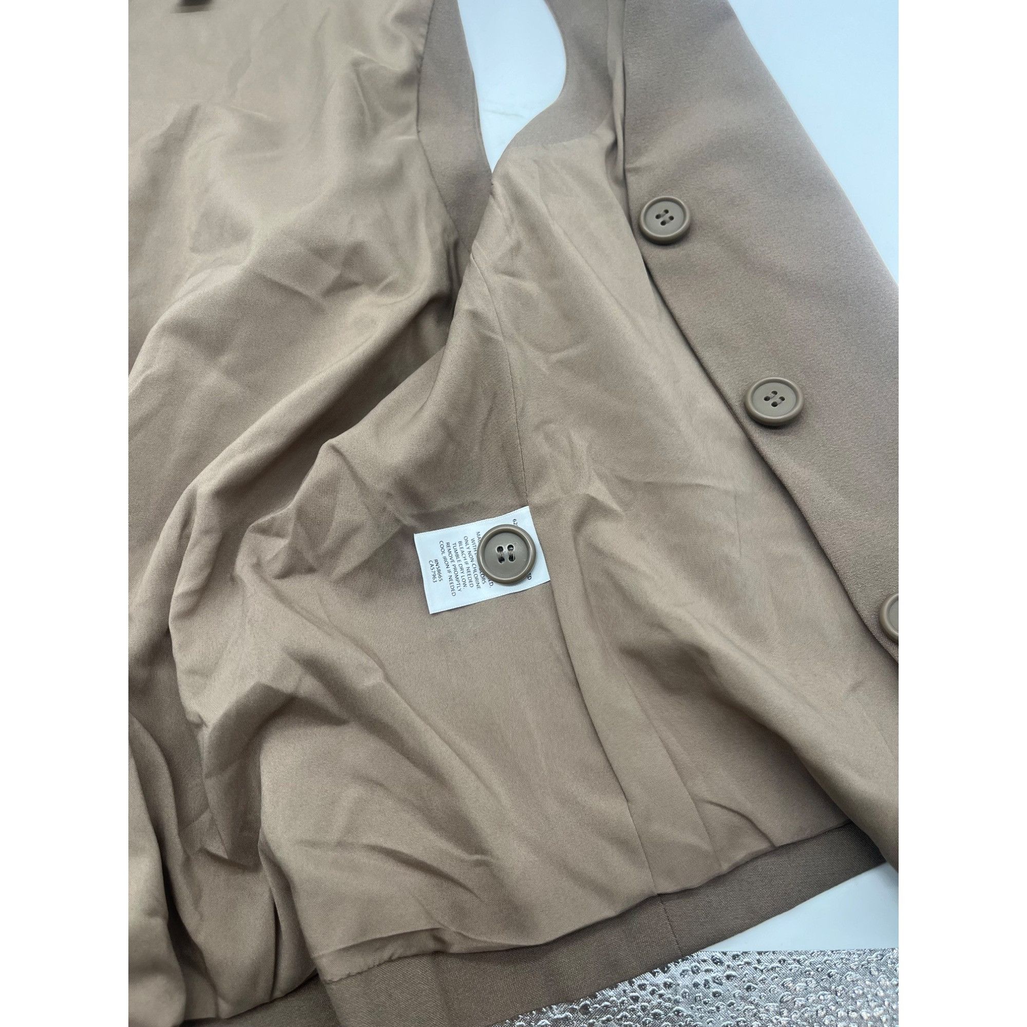 Other OPEN EDIT Fitted Vest In Brown Caribou, M Size M / US 6-8 / IT 42-44 - 13 Thumbnail