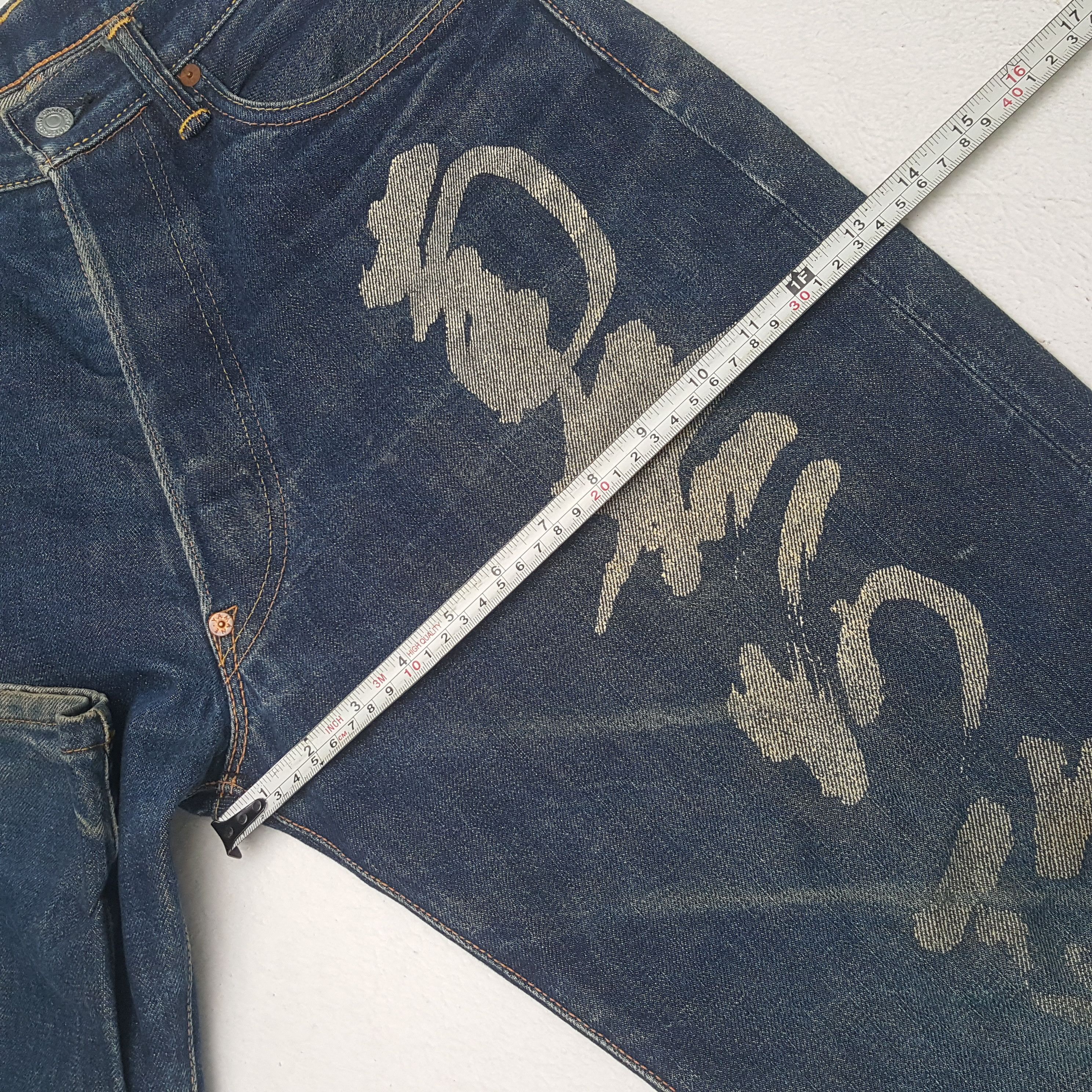 Evisu Evisu Japanese Brand Streetwear Custom Daicock Jeans Size US 30 / EU 46 - 16 Thumbnail