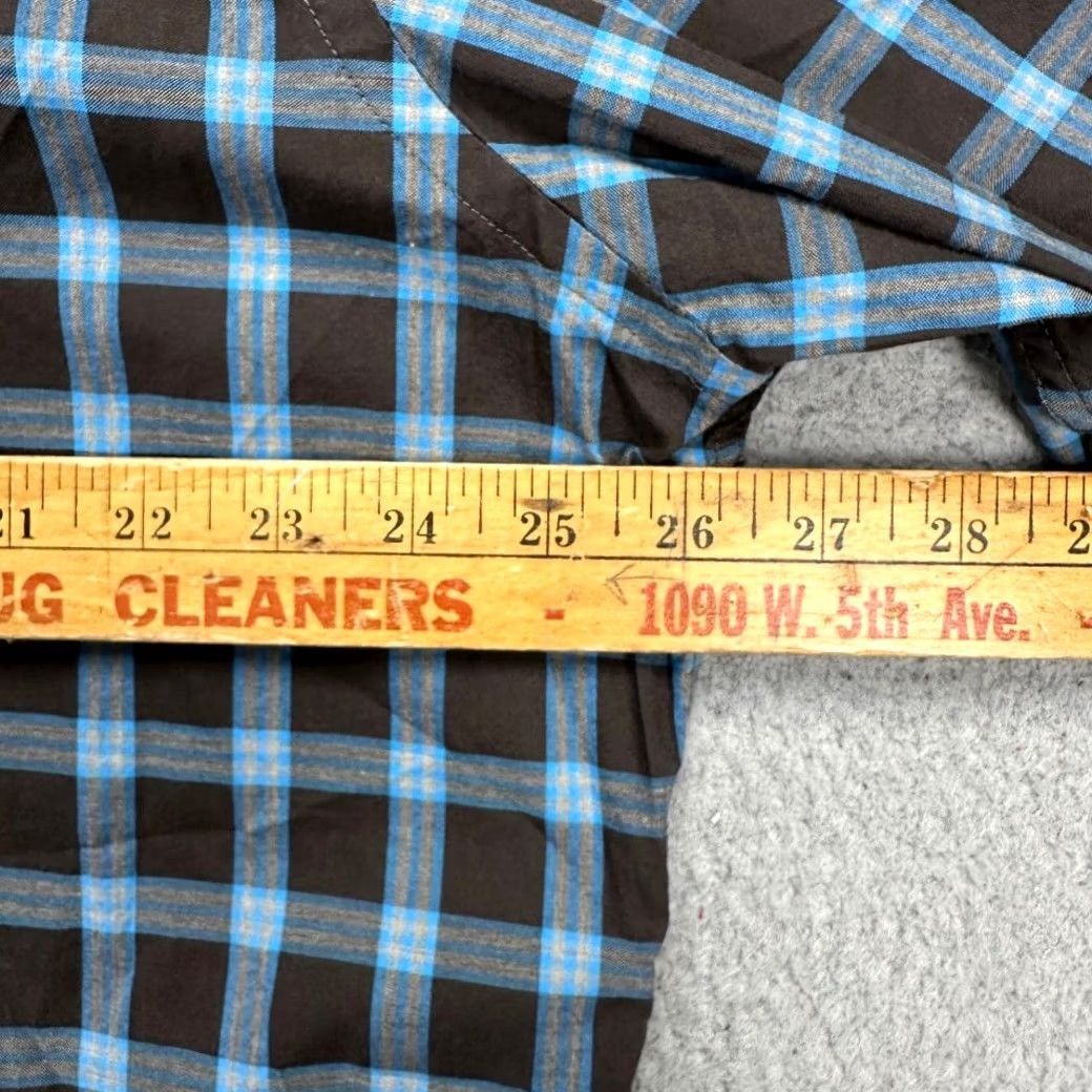 Peter Millar Peter Millar Baltusrol Button-Down Shirt Adult XL Blue Plaid Mens Size US XL / EU 56 / 4 - 7 Thumbnail
