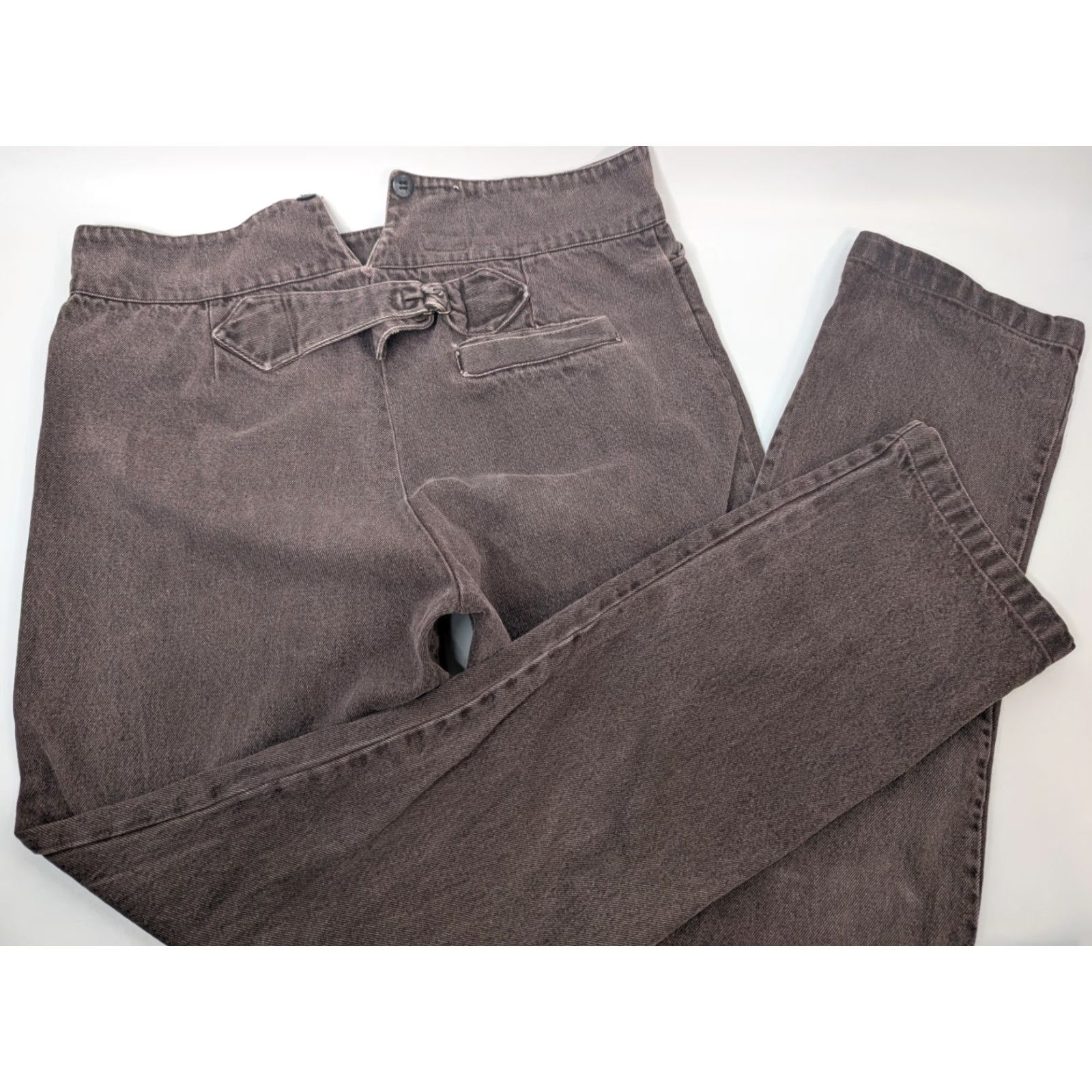 Vintage Vintage Bobby C's 1800's Collection Brown Buckleback Suspenders Frontier Western Men's 36 Brown Sized 36 Suspenders Buckleback Vintage Mens Size US 36 / EU 52 - 2 Thumbnail