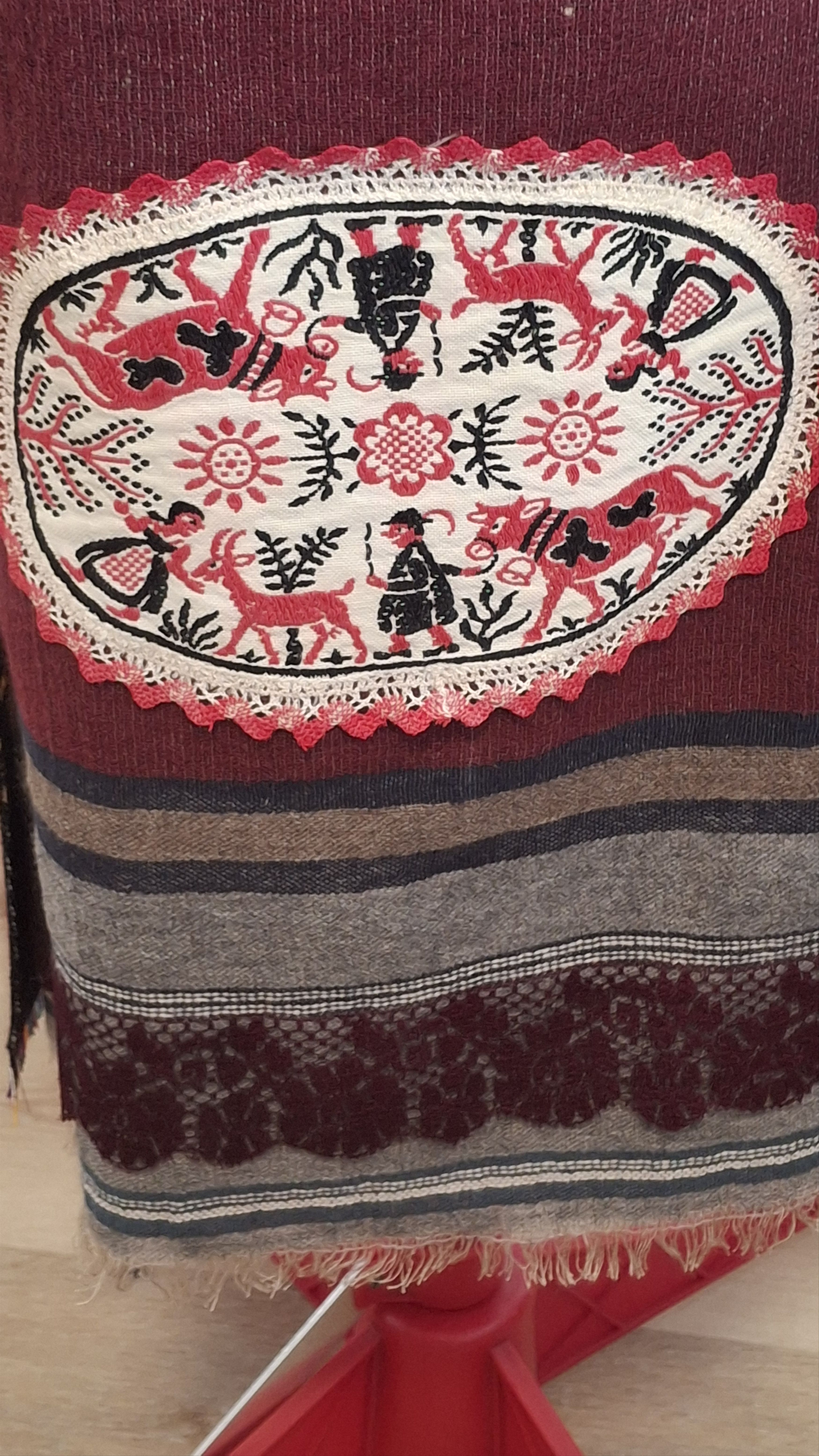 Vintage Artisanal Upcycled Wrap Skirt Size 30" / US 8 / IT 44 - 6 Thumbnail
