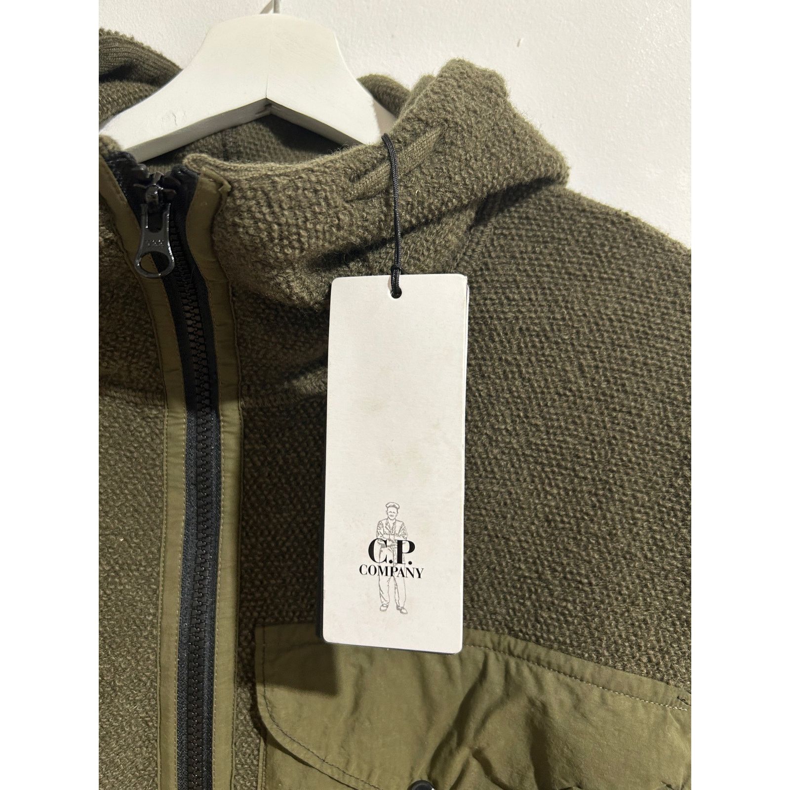 C.P. Company C.P. COMPANY LAMBSWOOL MIXED HOODED KNIT 50 Size US L / EU 52-54 / 3 - 5 Thumbnail
