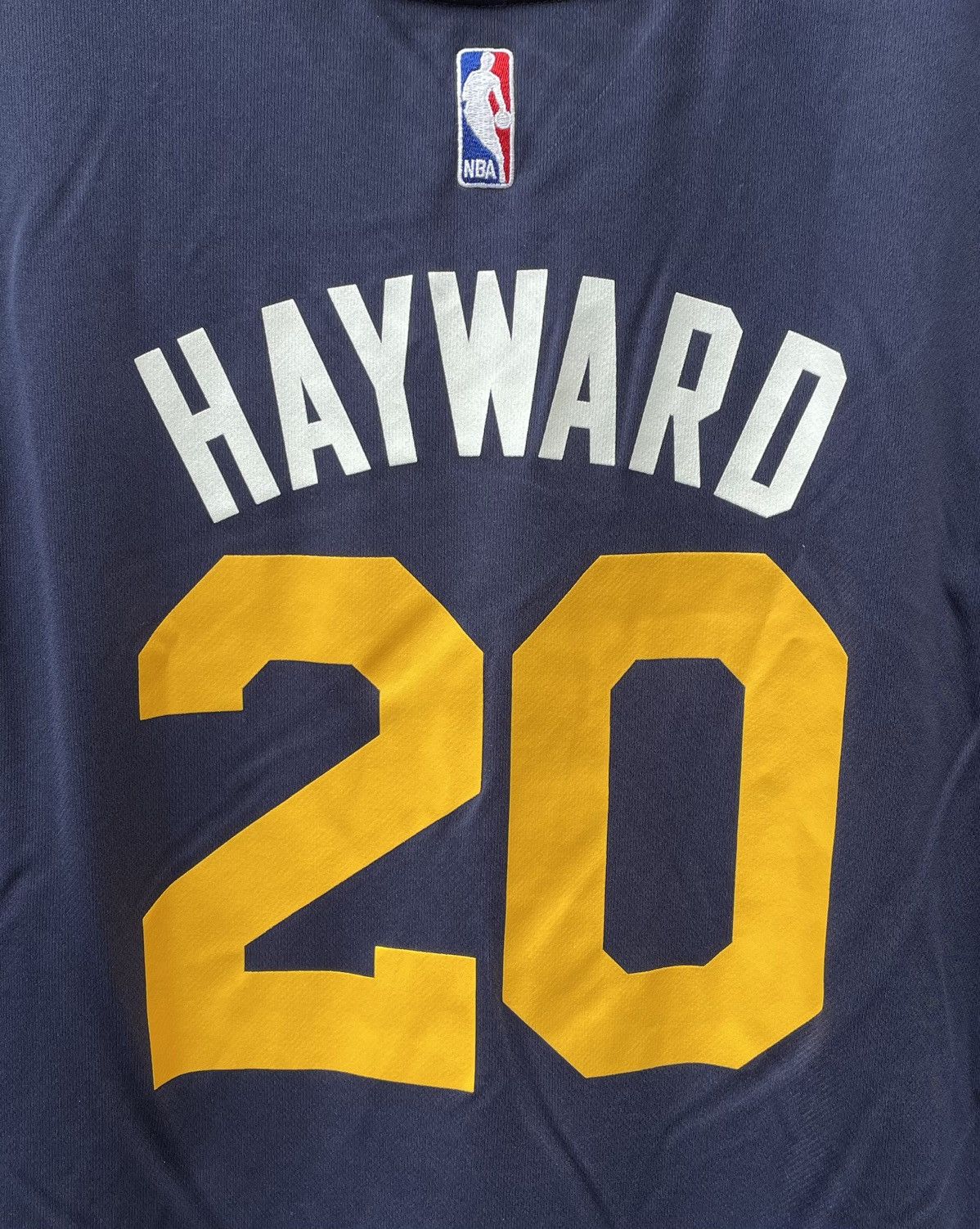 Adidas Utah Jazz NBA Adidas Men's Blue #20 Gordon Hayward Jersey Size US L / EU 52-54 / 3 - 7 Thumbnail