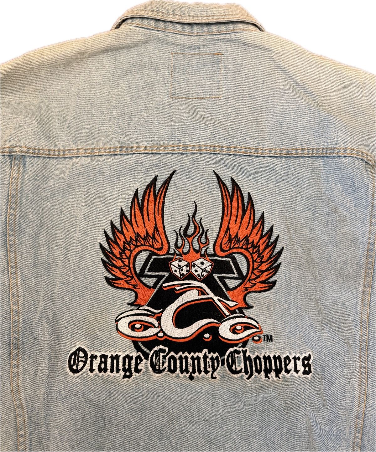 Other Vintage Orange County Heavy Denim Jacket Size US XXL / EU 58 / 5 - 7 Thumbnail
