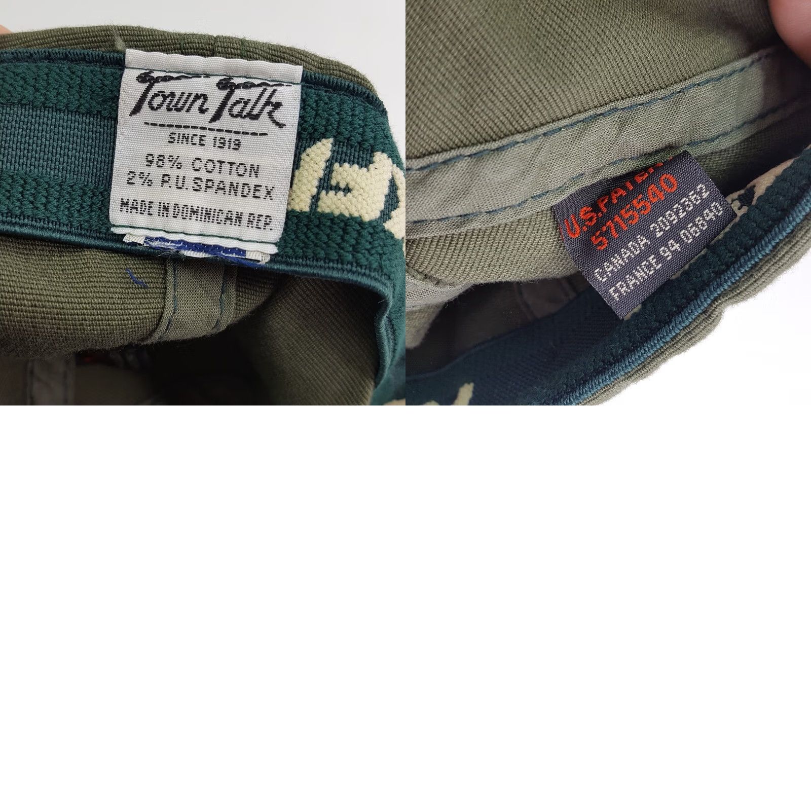 Etro VINTAGE Town Talk Crossville Golf Green PGA Stretch Outdoor Sports Hat Baseball Cap Retro Y2K Size ONE SIZE - 8 Thumbnail