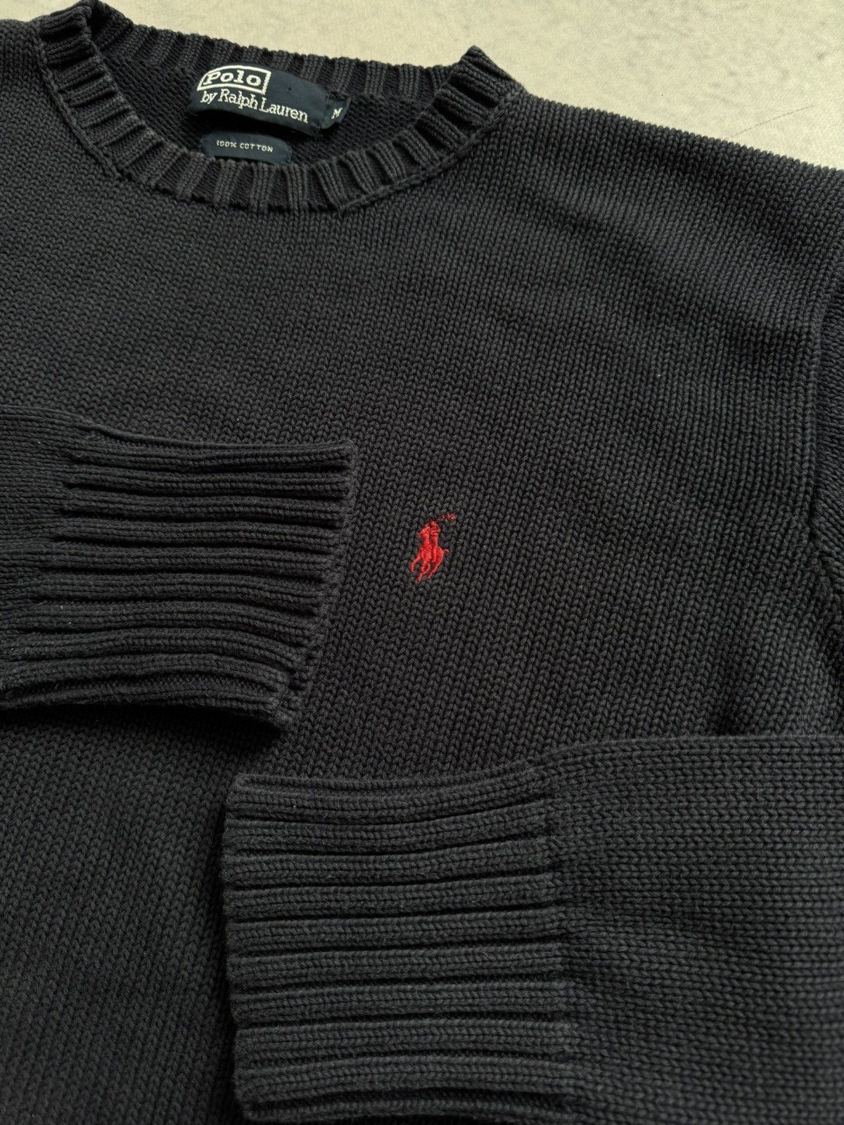 Polo Ralph Lauren × Ralph Lauren × Vintage 90s Vintage Polo Ralph Lauren Sweater Knitwear BLUE Size US M / EU 48-50 / 2 - 3 Thumbnail