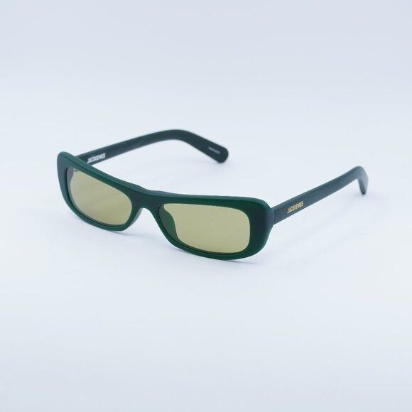 Jacquemus Jacquemus CAPRI JAC/55 C3 Sunglasses Matte Green Rectangle Size ONE SIZE - 1 Thumbnail