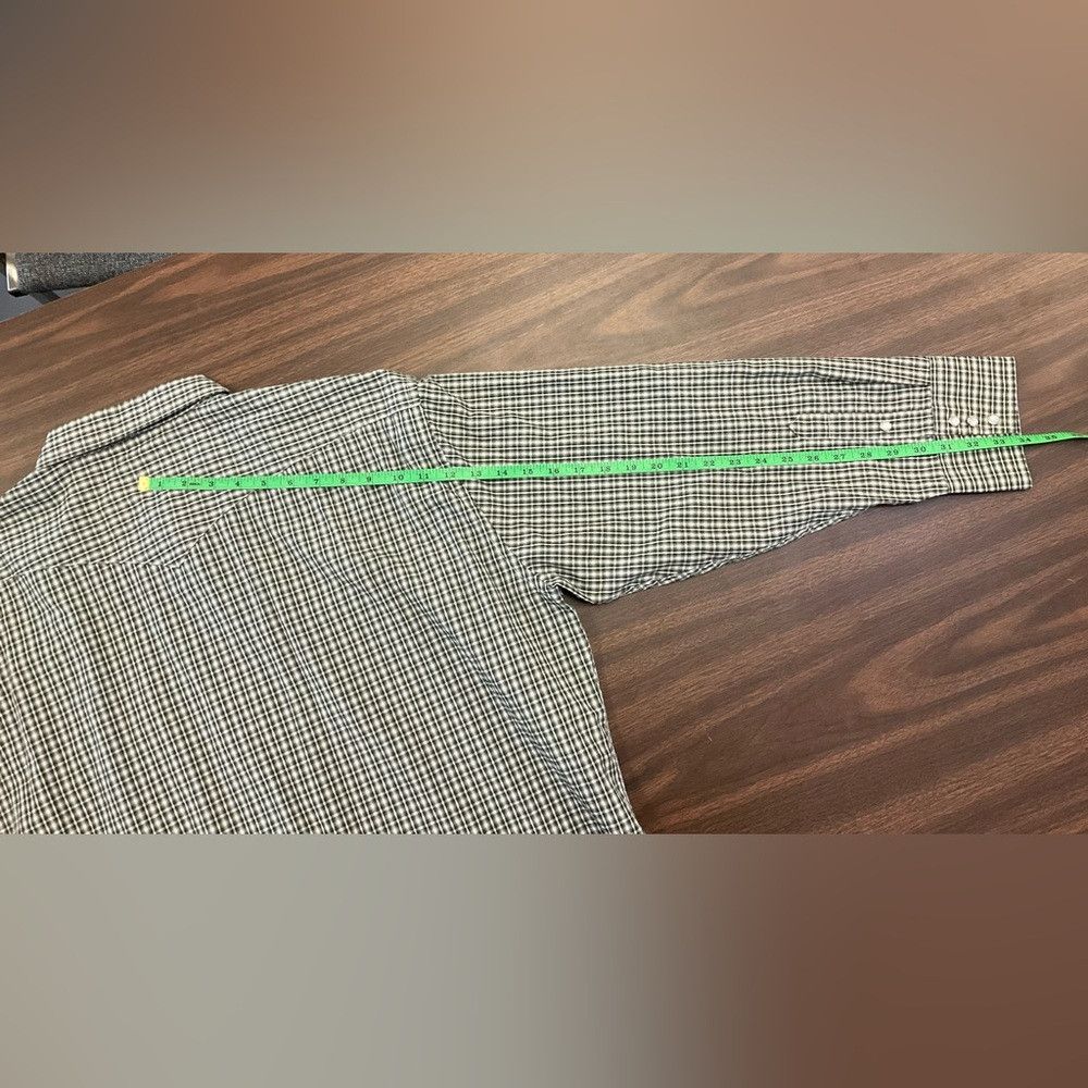 Other PANHANDLE SLIM Green Western Yoke Pearl Snap Plaid Shirt Size US XL / EU 56 / 4 - 6 Thumbnail
