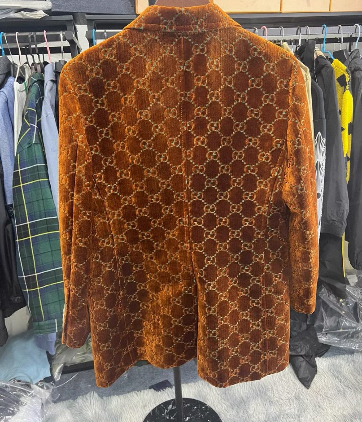 Gucci GucciBrown full-print pattern logo jacket 2503-Nextarrow Size US S / EU 44-46 / 1 - 2 Thumbnail