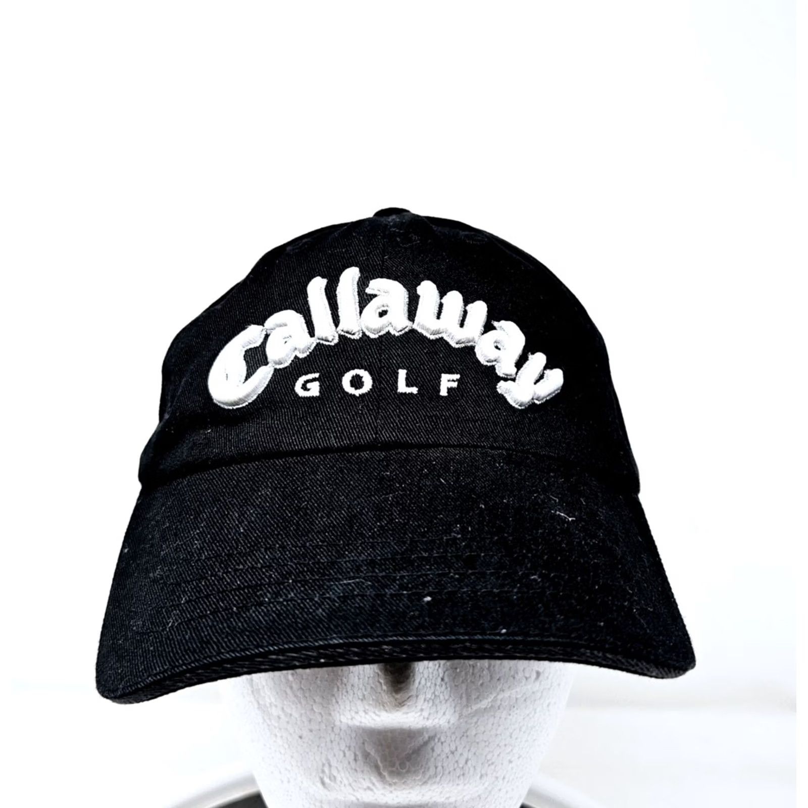 Callaway Callaway Hat Cap Mens Strap Back Black Logo Performance Golf Golfing Casual Outdoor Sports Hat Cap Mens Black Size ONE SIZE - 2 Thumbnail