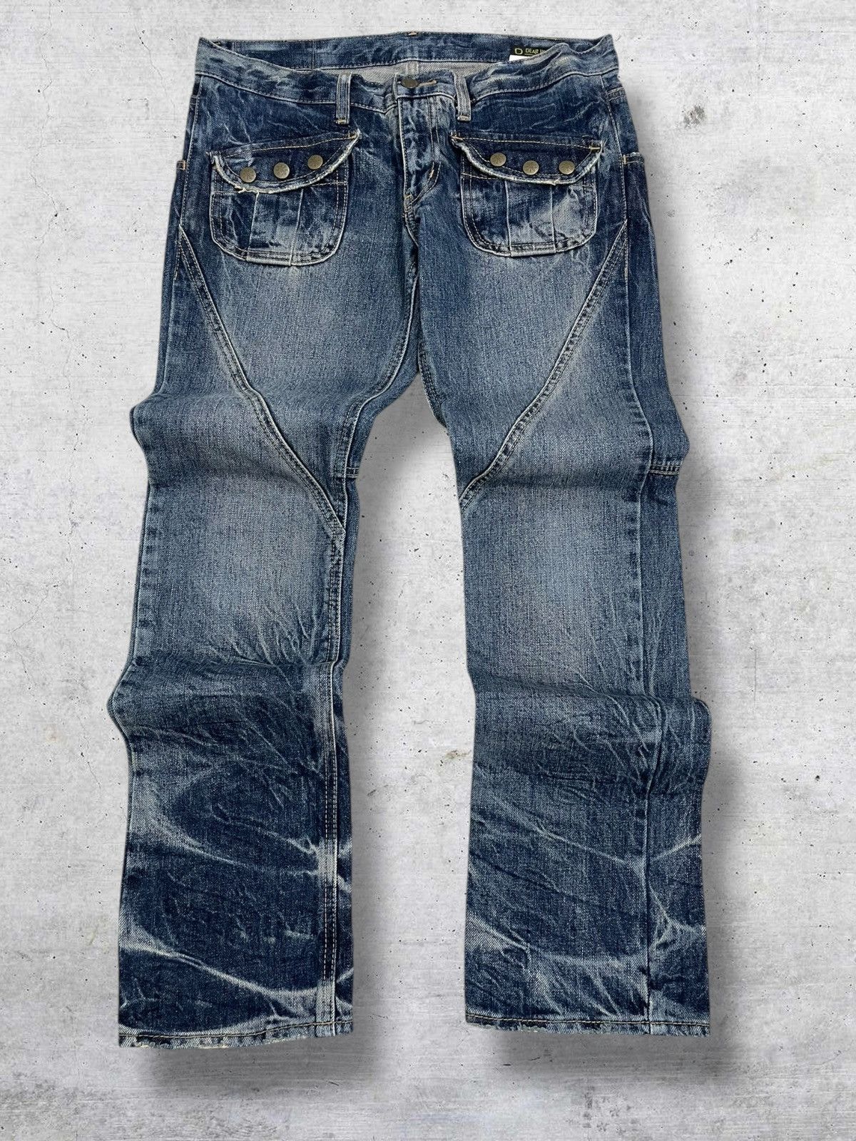 semanticdesign VINTAGE DHEART JAPAN DESIGNER 90S OG RUGGED AESTHETIC DENIM Size US 31 - 1 Thumbnail