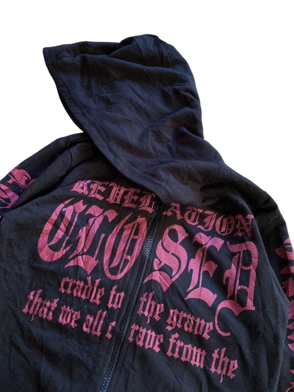 Japanese Brand BLUE STRIVE GOTHIC STYLE ZIP HOODIE Size US S / EU 44-46 / 1 - 7 Thumbnail