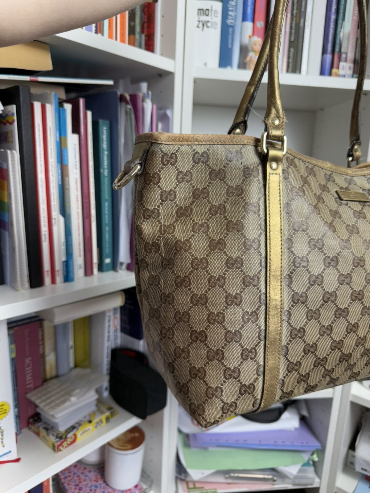 Designer × Gucci × Vintage Vintage y2k Gucci monogram tote / shopper bag luxury designer Size ONE SIZE - 3 Thumbnail