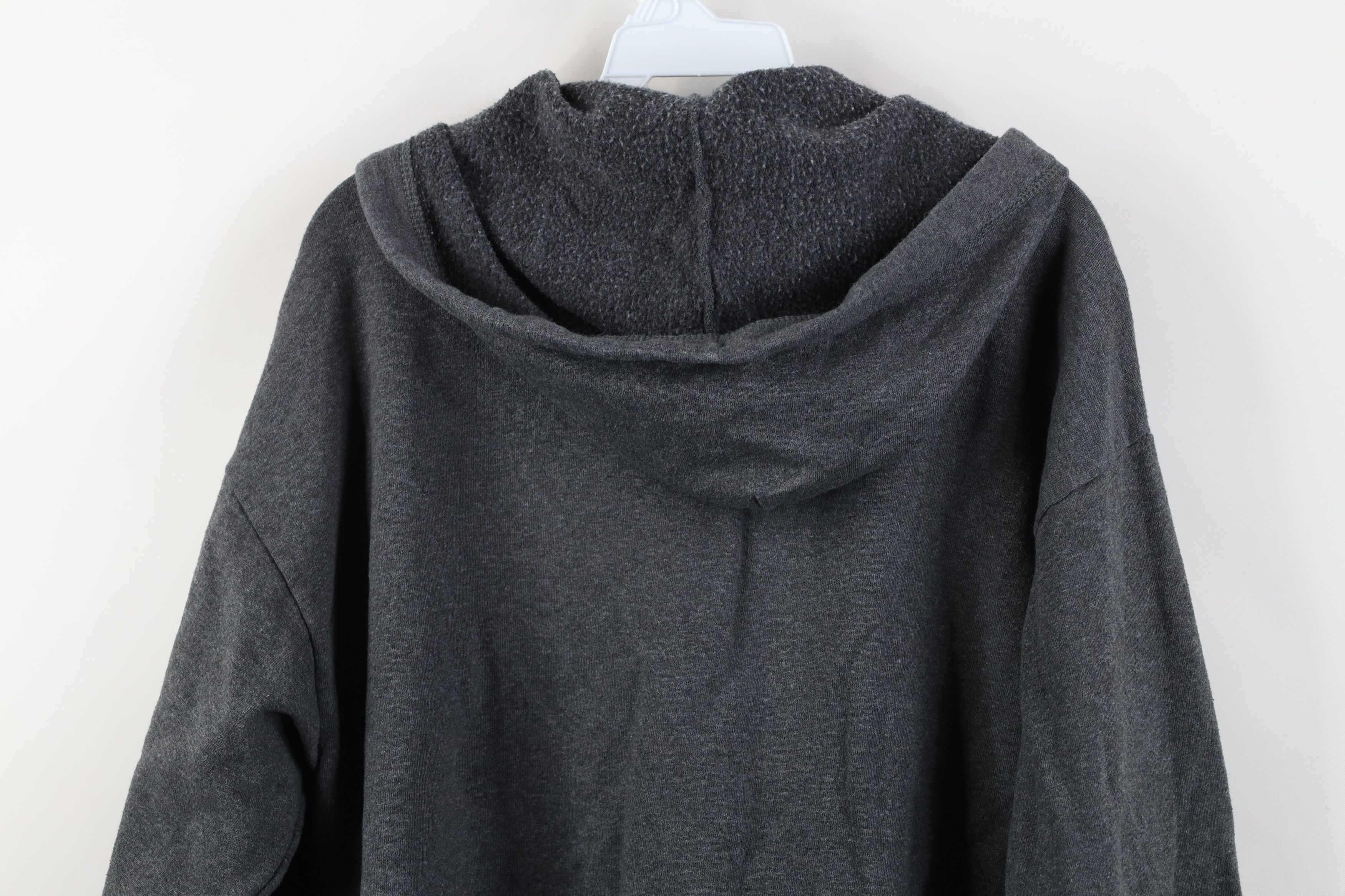 Vintage Vintage 90s Y2K Streetwear Full Zip Hoodie Sweatshirt Gray Size US M / EU 48-50 / 2 - 11 Thumbnail