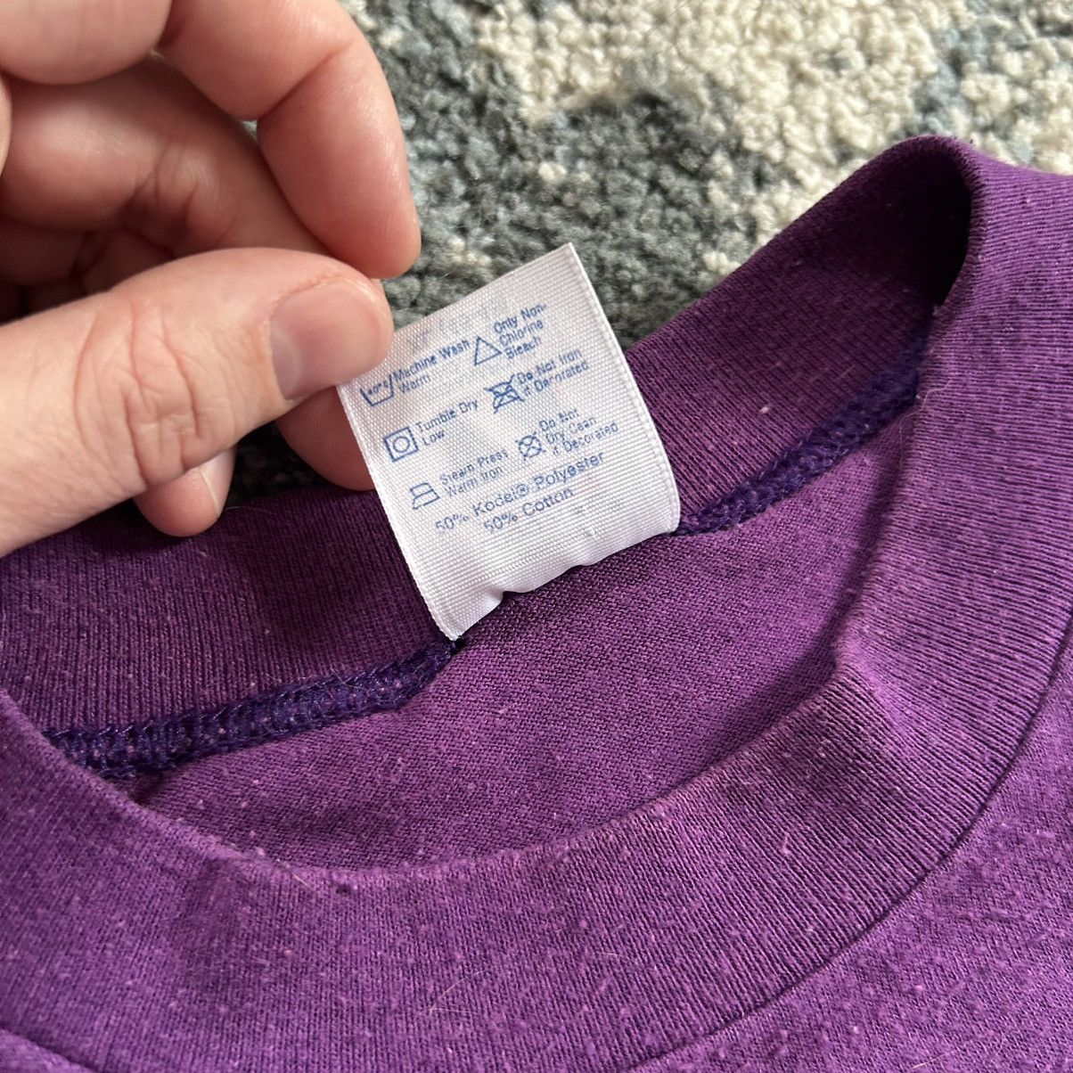 Logo 7 90s COLORADO ROCKiES HiGH NECK SiNGLE STiTCH MLB TEE PURPLE Size US XL / EU 56 / 4 - 8 Thumbnail