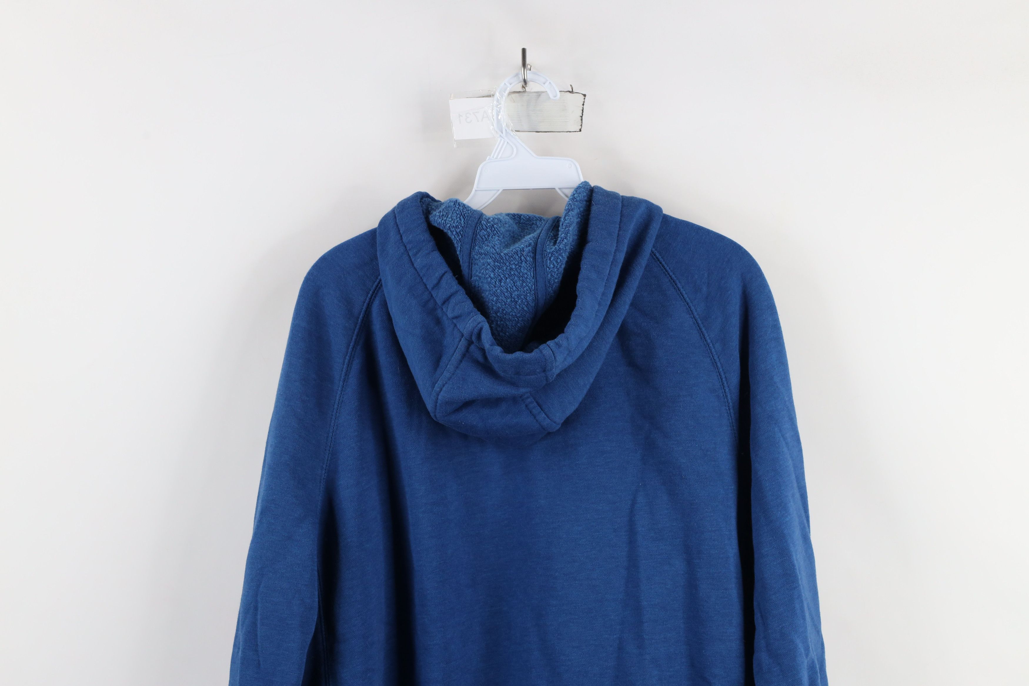 Carhartt × Vintage Vintage Y2K Carhartt Spell Big Logo Hoodie Sweatshirt Blue Size US L / EU 52-54 / 3 - 12 Thumbnail