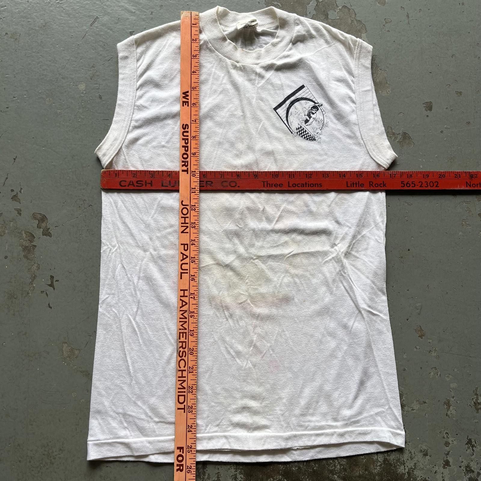 Signal Sport × Vintage Vintage 80s DSI Surf M.C. Escher Tank Top Sleeveless Shirt Size US M / EU 48-50 / 2 - 4 Thumbnail
