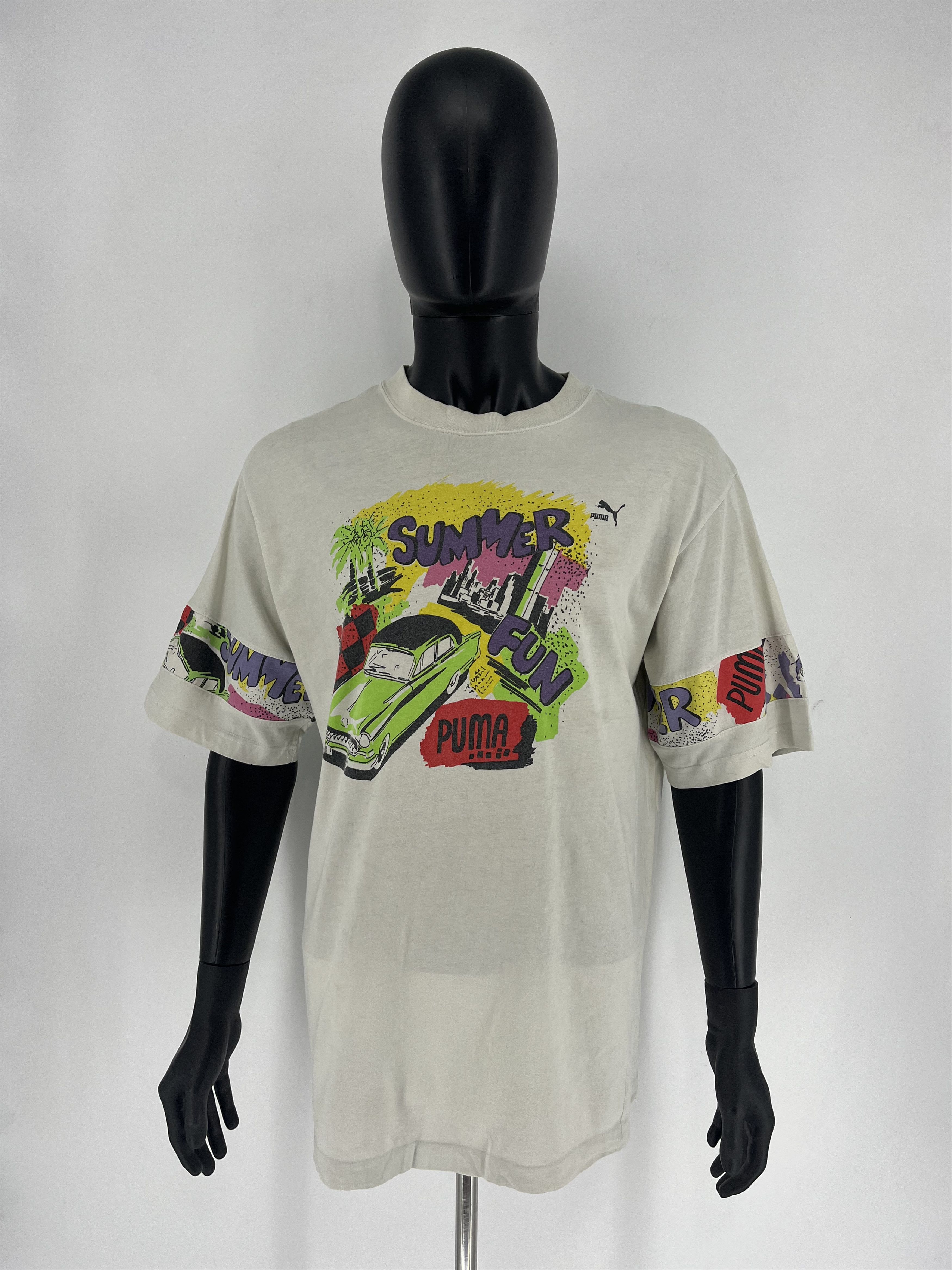 Puma Mens Vintage Y2K Puma T Shirt Size L Size US L / EU 52-54 / 3 - 3 Thumbnail