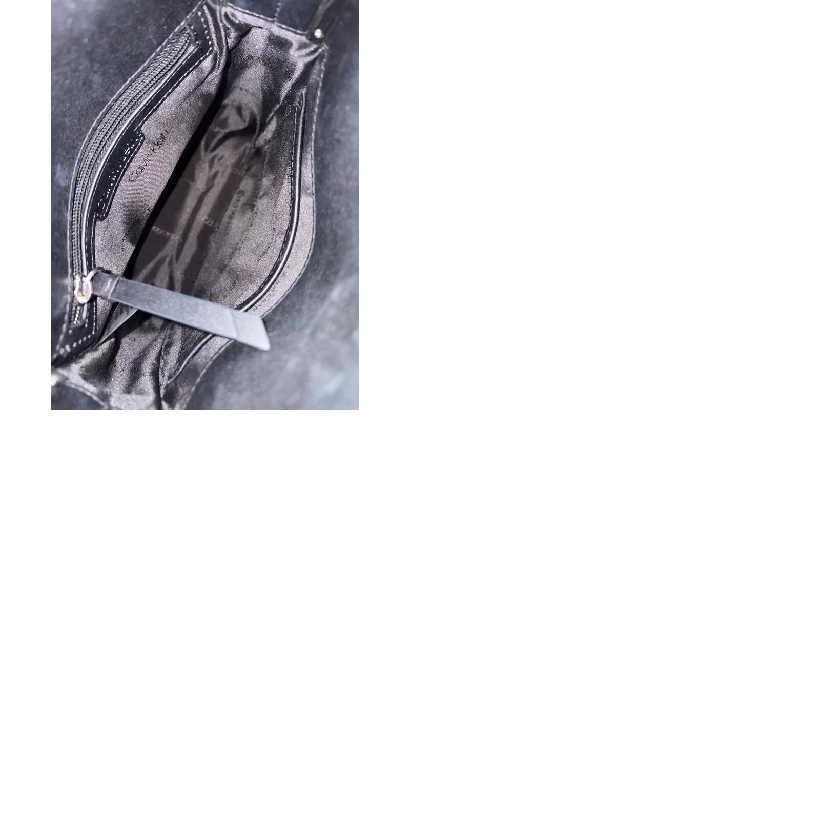 Calvin Klein Pre-Owned Calvin Klein Black Pebbled Crossbody Size ONE SIZE - 9 Thumbnail