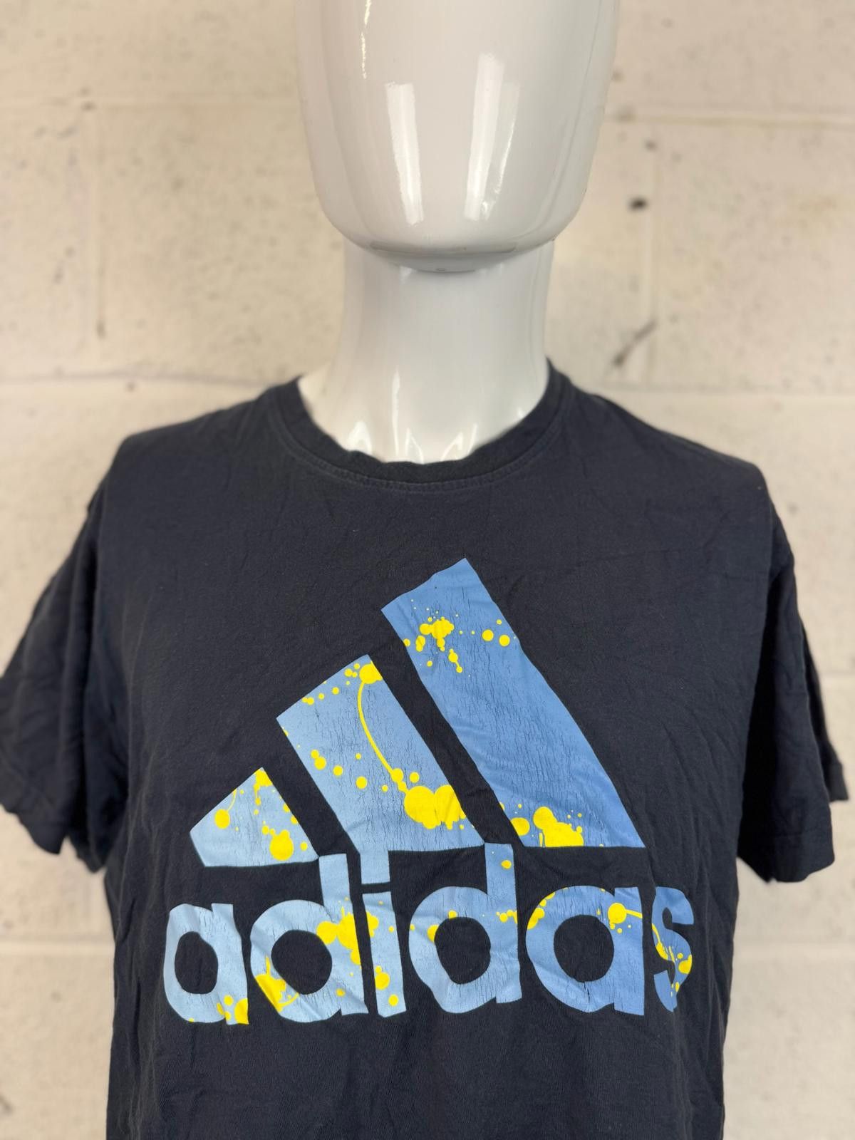 Adidas Adidas Men's Black Graphic T-Shirt Size L Size US L / EU 52-54 / 3 - 3 Thumbnail
