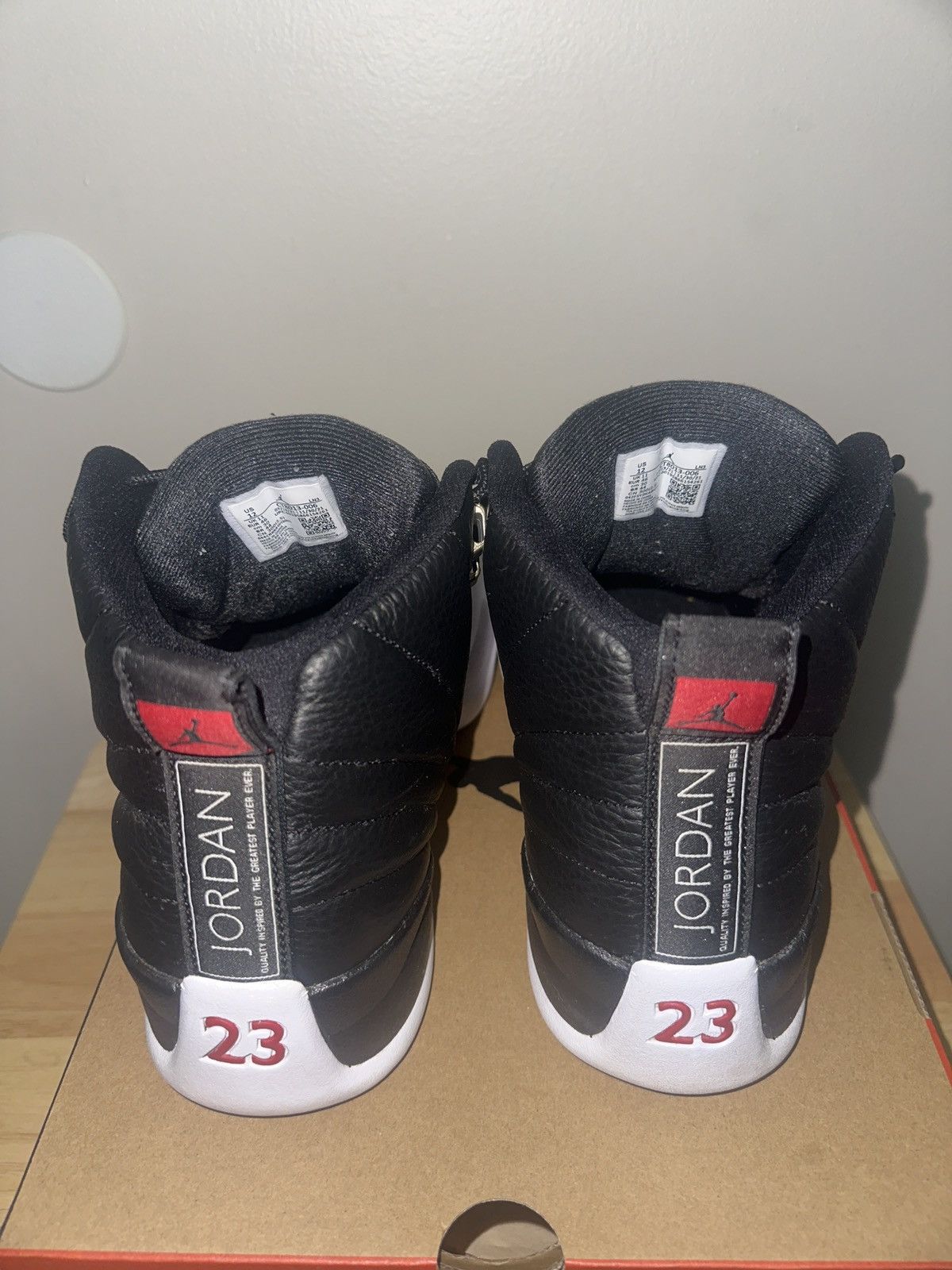 Jordan Brand Air Jordan 12 retro ‘ Playoffs’ 2022 Size US 12 / EU 45 - 4 Thumbnail