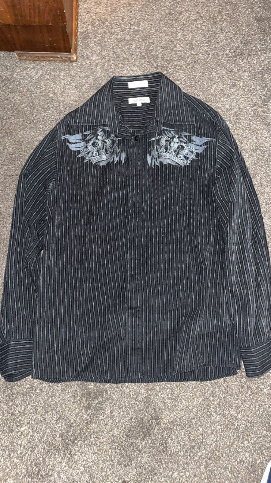 Eighth Avenue Eighth Avenue Long Sleeve Button Up With Y2K Design Size US M / EU 48-50 / 2 - 1 Thumbnail
