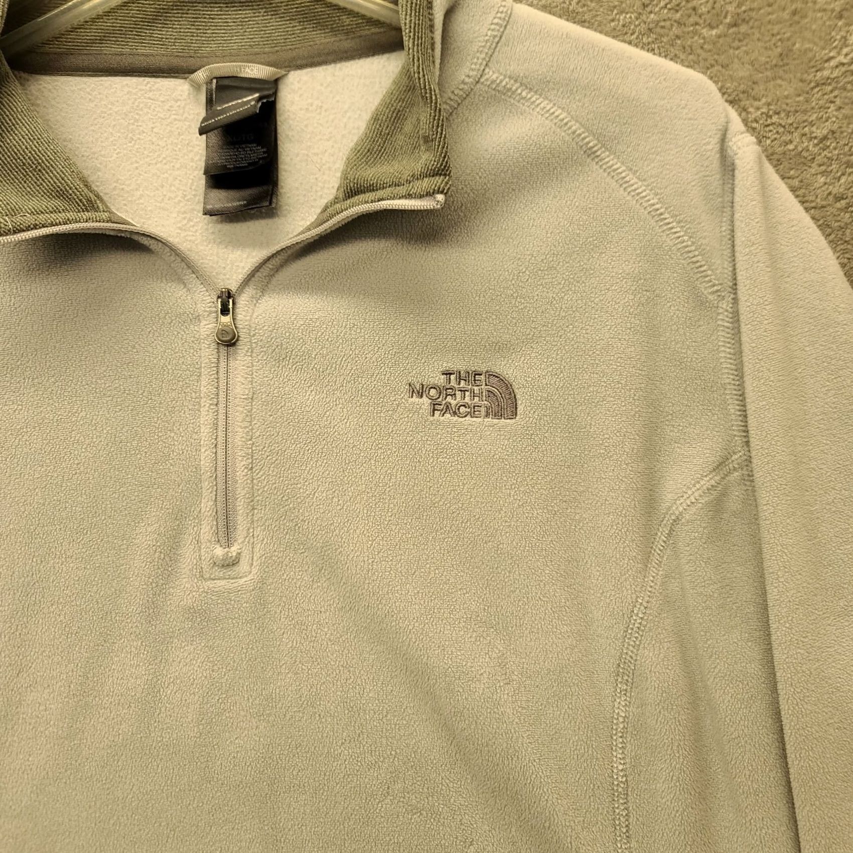 The North Face The North Face Pullover Womens XL Fleece 1/4 Zip Gray Long Sleeve Casual Shacket Size XL / US 12-14 / IT 48-50 - 5 Thumbnail