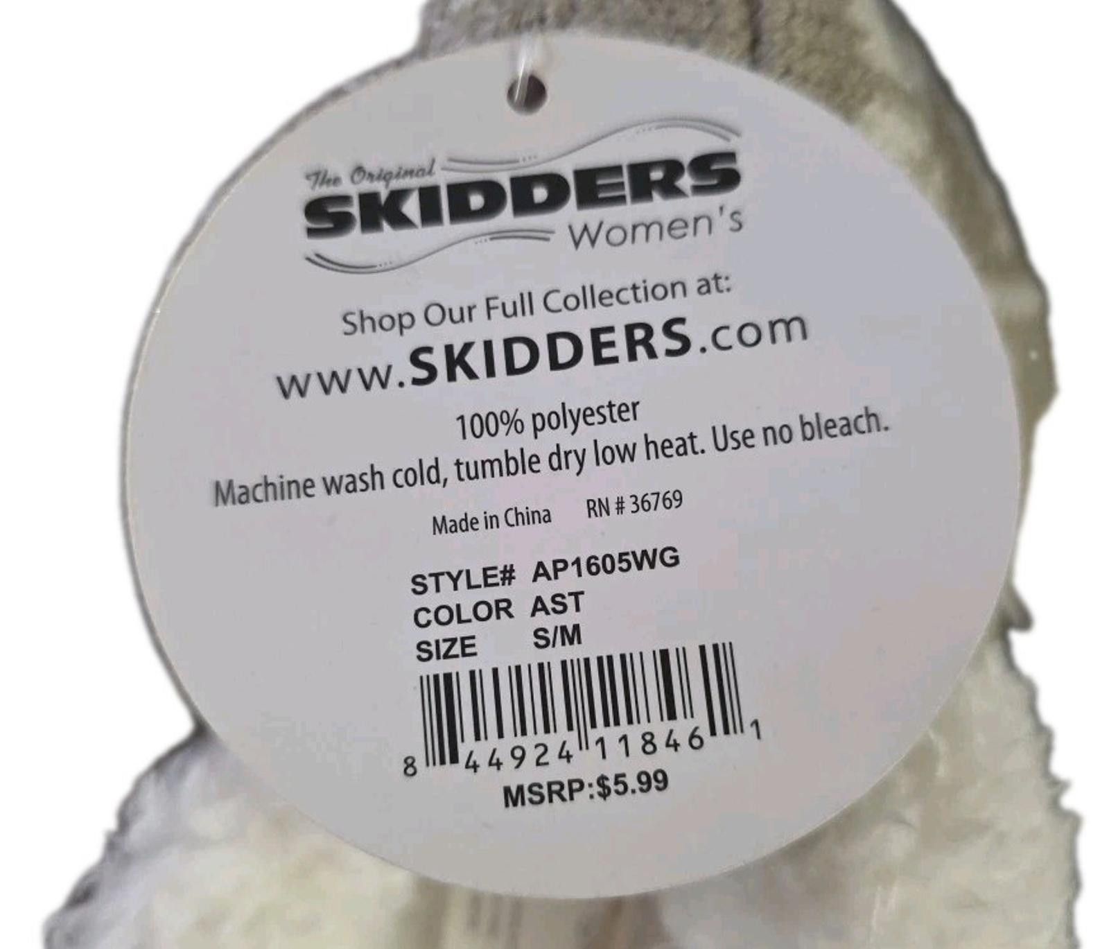 Other NEW Original Skidders Women’s S/M Plush Lined Slippers With Size US 7.5 / IT 37.5 - 5 Thumbnail