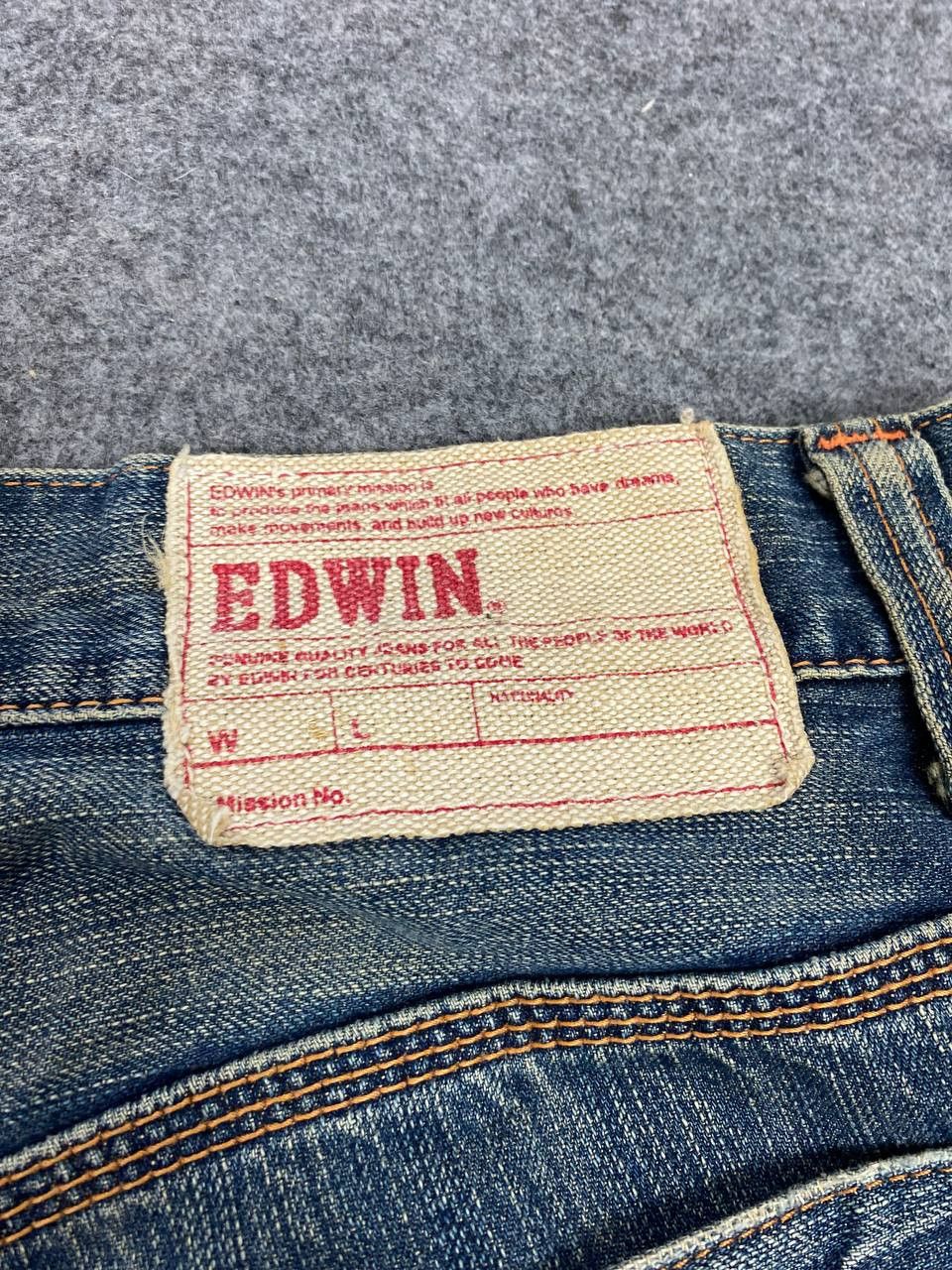 Edwin vintage edwin distressed denim nice design Size US 38 / EU 54 - 6 Thumbnail