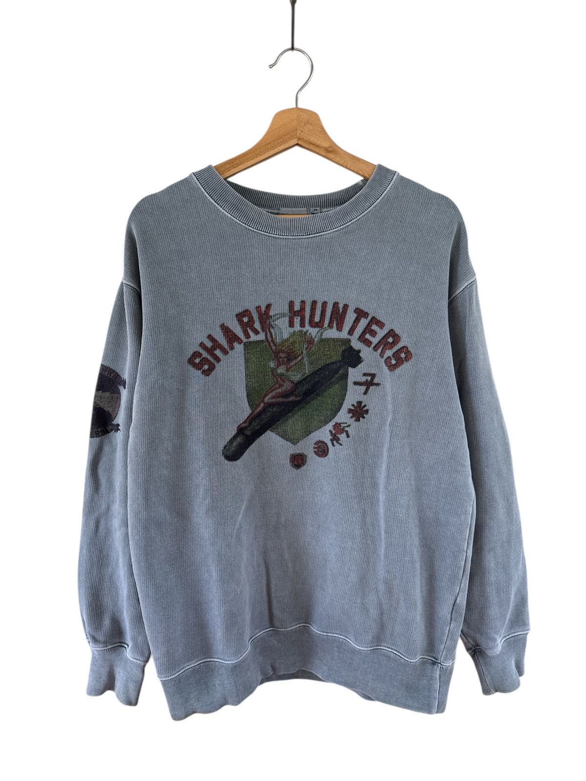 T*！様 90s USA製 AVIREX ma-1 SHARK HUNTER L T*！様 90s USA製