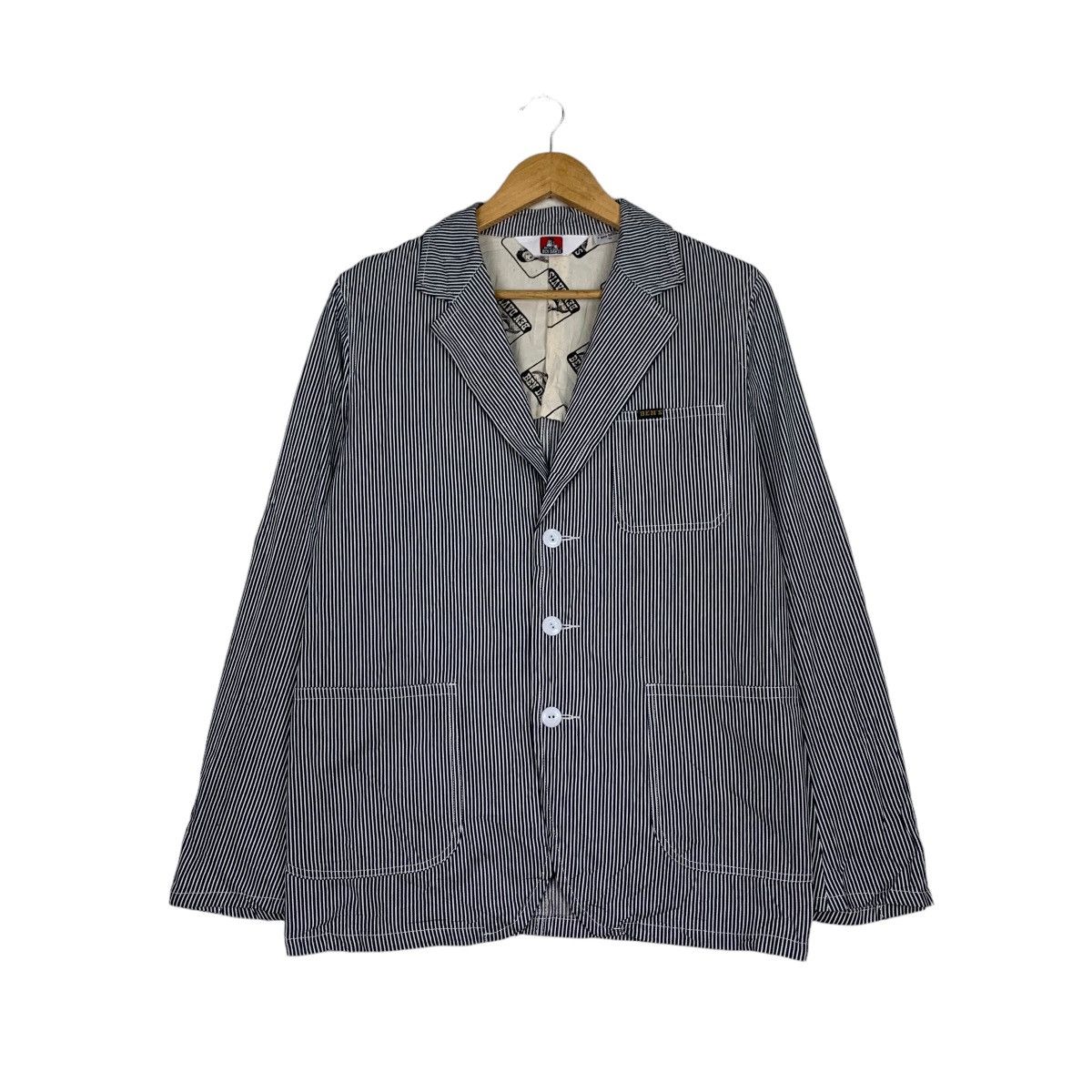 Ben Davis BEN DAVIS Hickory Striped Casual Jacket #1077-C49 Size US M / EU 48-50 / 2 - 1 Thumbnail