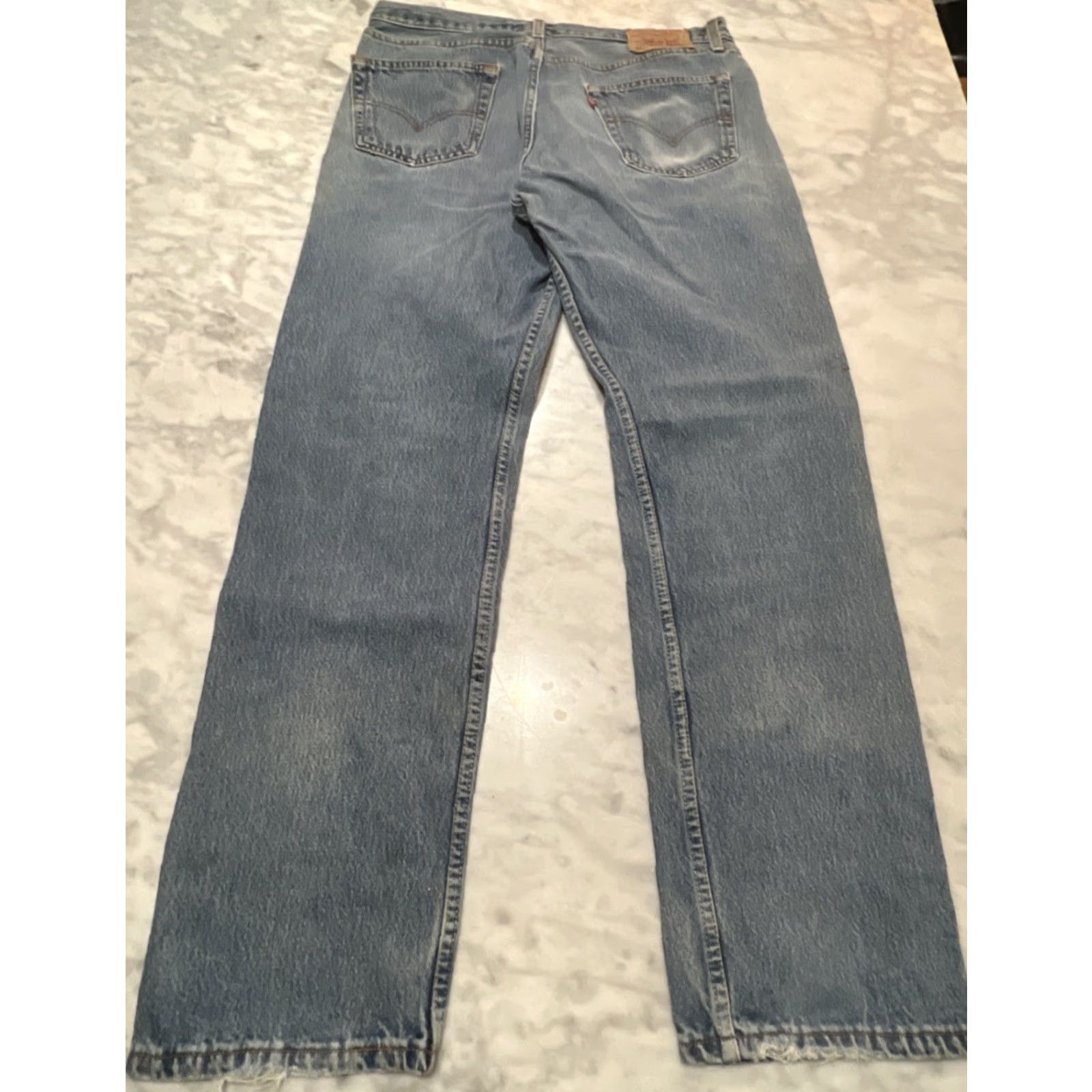 Levi's VINTAGE Levi's 501 Jeans Men 34x32 Button Fly Blue Cotton 5-Pocket Straight Size US 34 / EU 50 - 5 Thumbnail