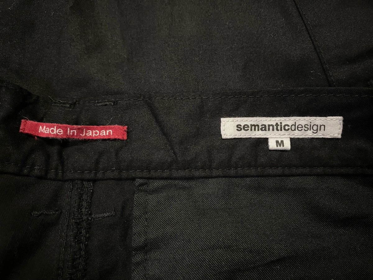 If Six Was Nine × Japanese Brand × semanticdesign Rare🔥Semantic Design Shiny MultiPocket Bondage Pants Size US 31 - 12 Thumbnail