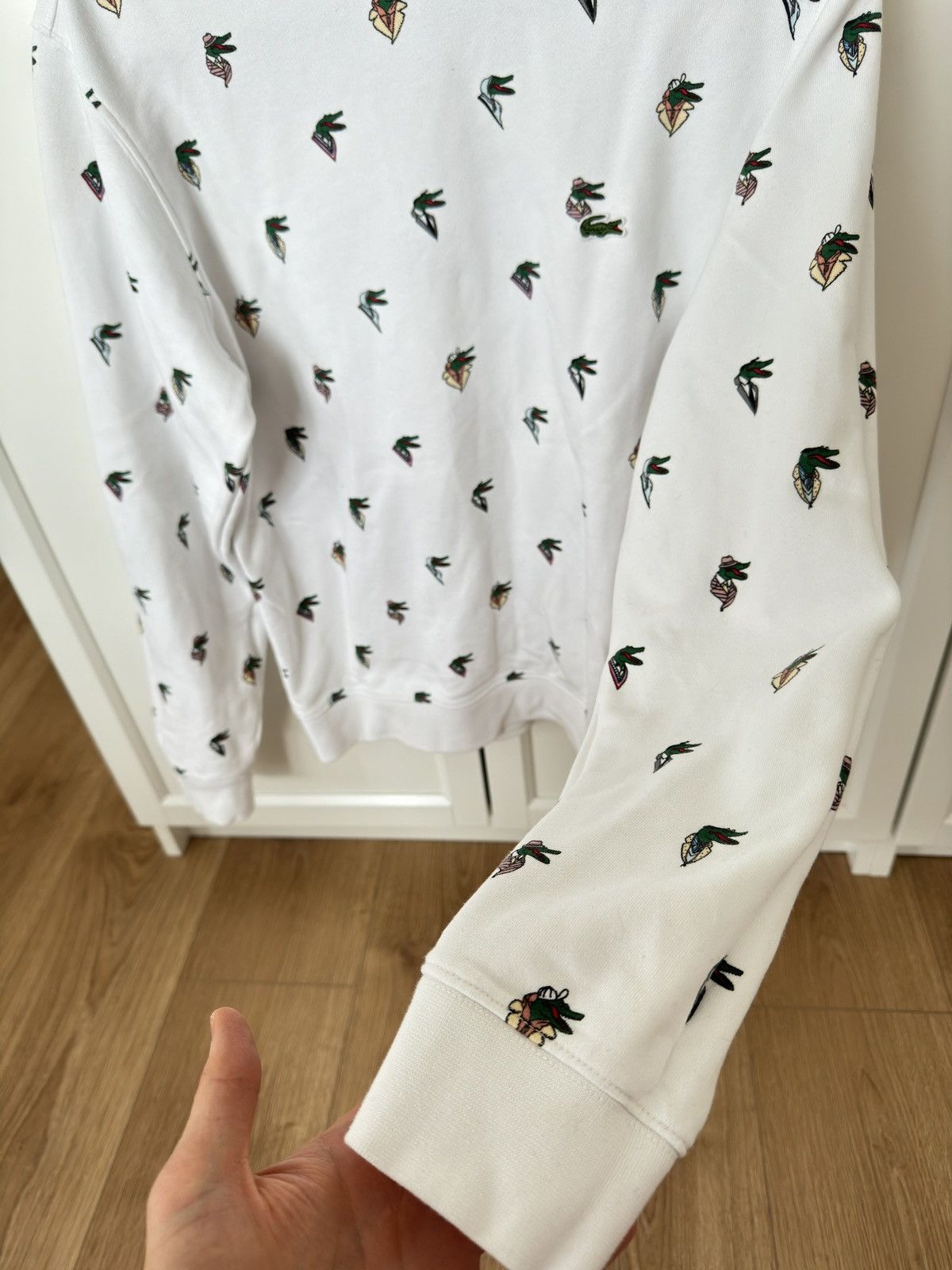 Lacoste Lacoste x Jean Michel Tixier sweatshirt monogram Size US M / EU 48-50 / 2 - 5 Thumbnail