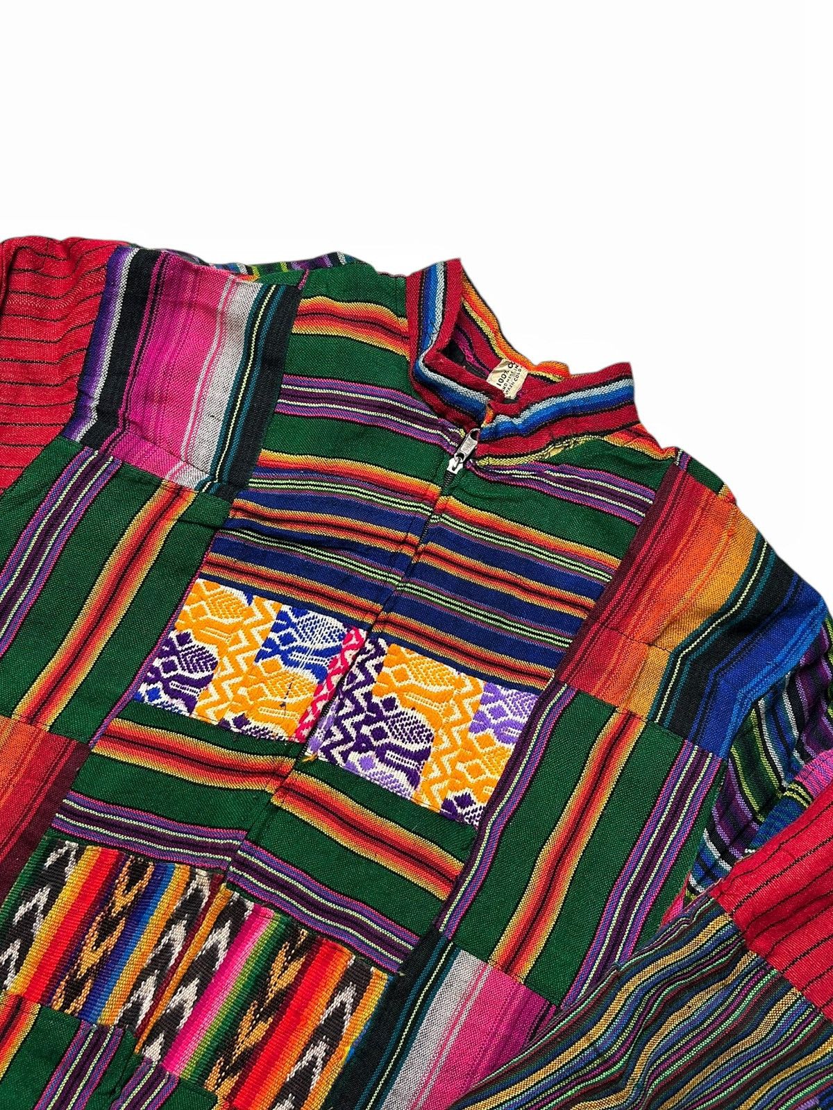 Vintage Vintage Guatemala Patchwork Ethnic Hippie Boho Bomber Jacket Size US XL / EU 56 / 4 - 6 Thumbnail